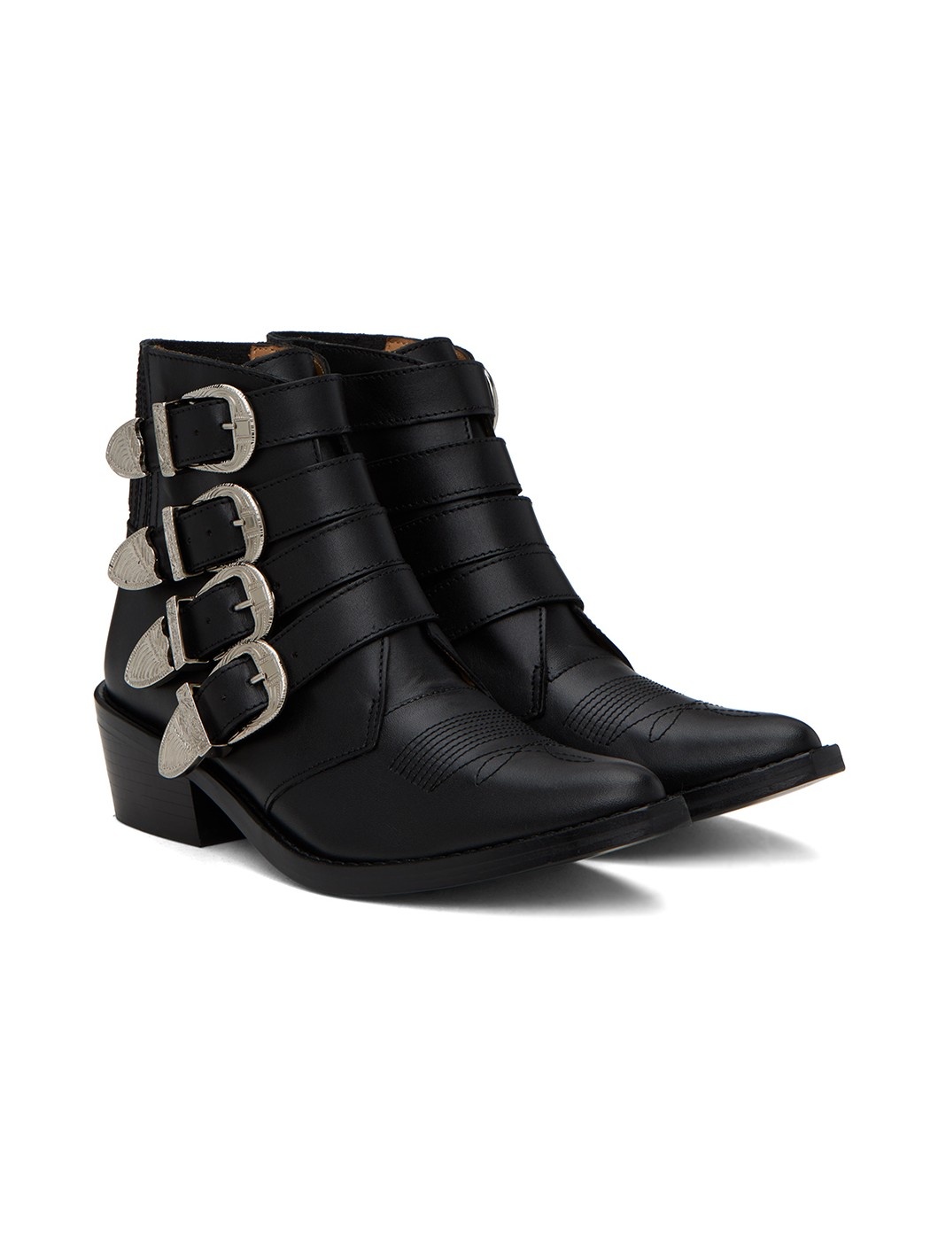 Black Cowboy Boots - 4