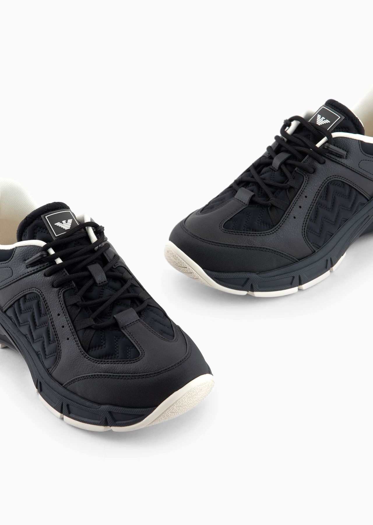 Travel Essentials nylon sneakers with rubber details - 5