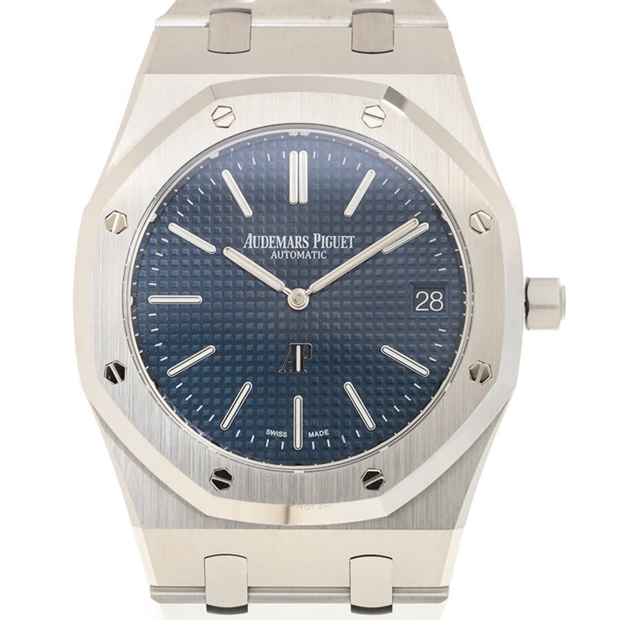 Audemars Piguet Royal Oak Jumbo Extra Thin Automatic Blue Dial Men's Watch 16202ST.OO.1240ST.01 - 1