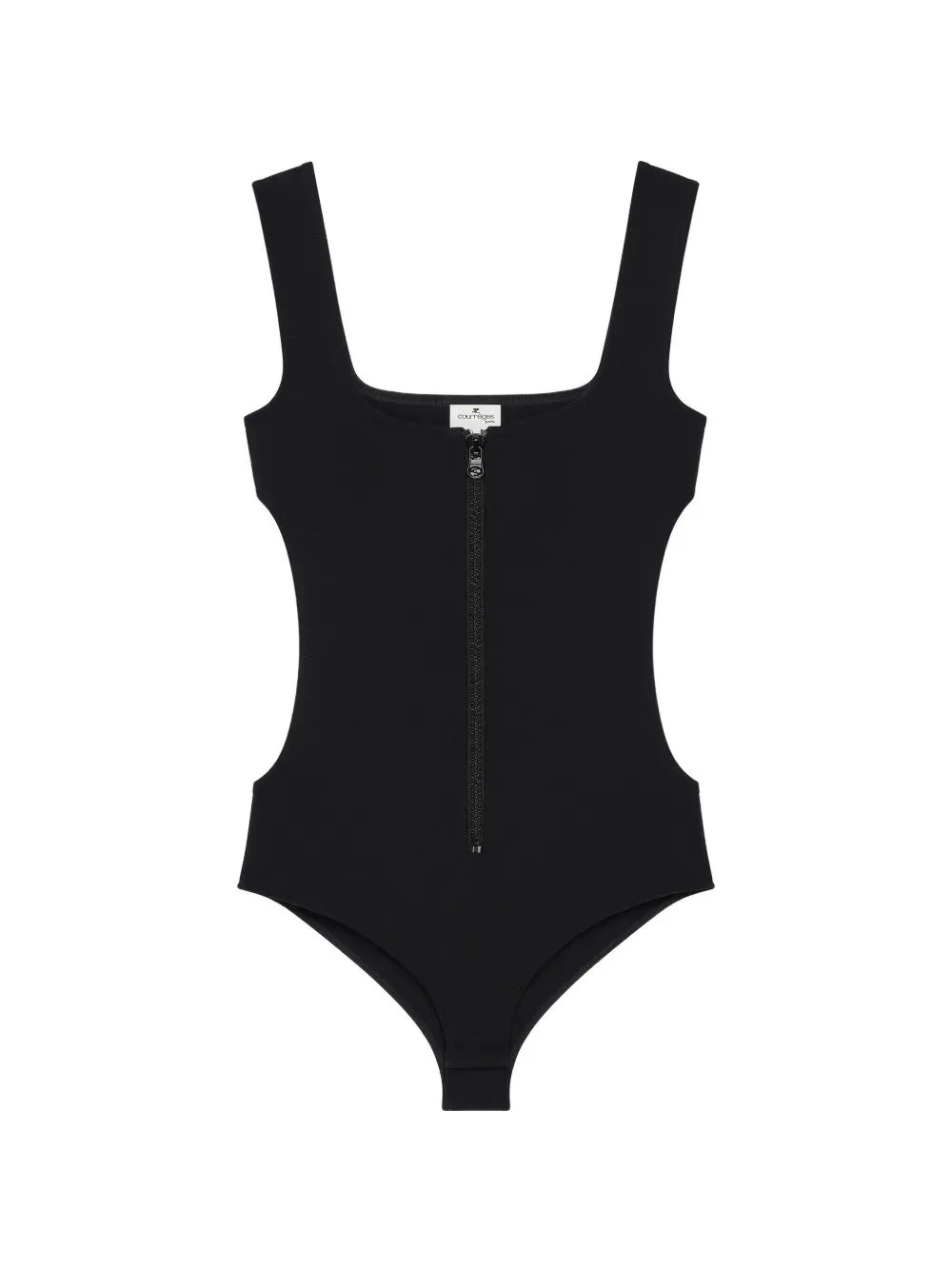 CUT OUT STRETCH TECHNO TOP - 1