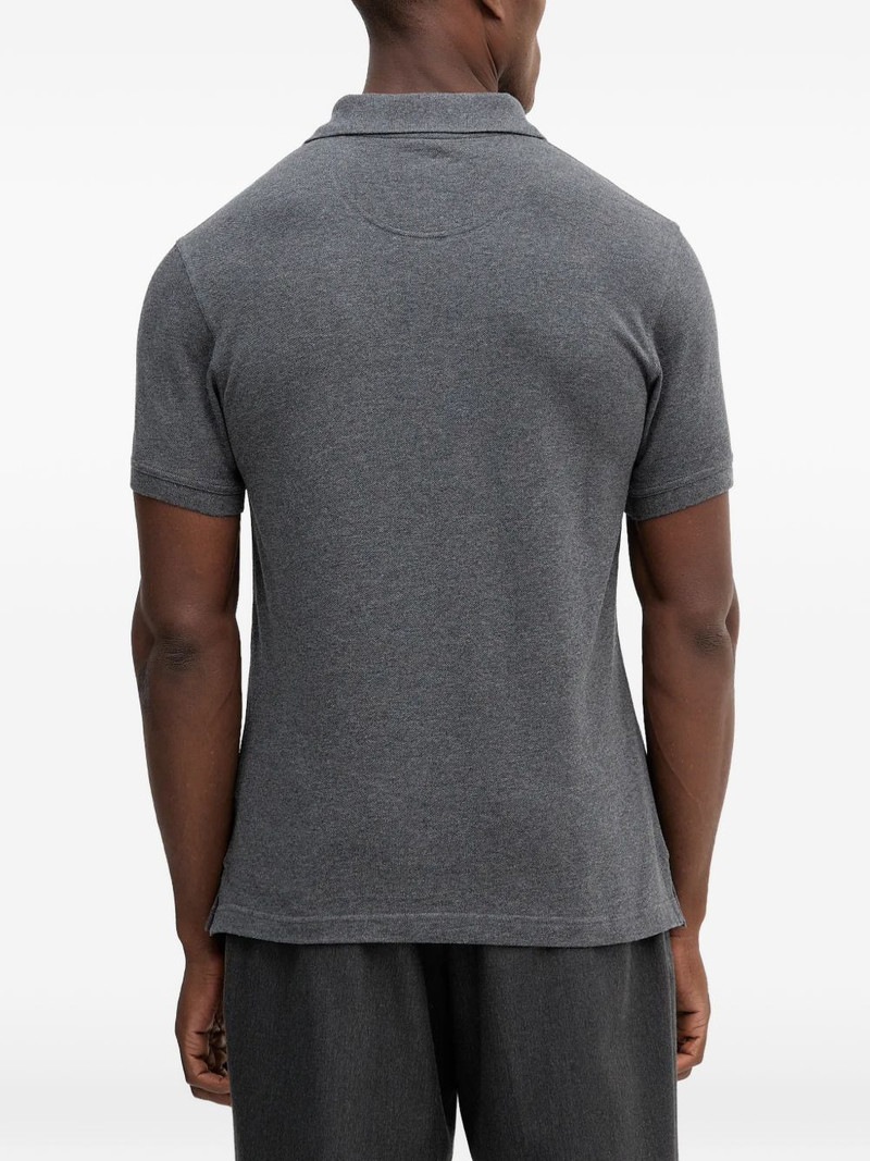 logo-embroidery polo shirt 3