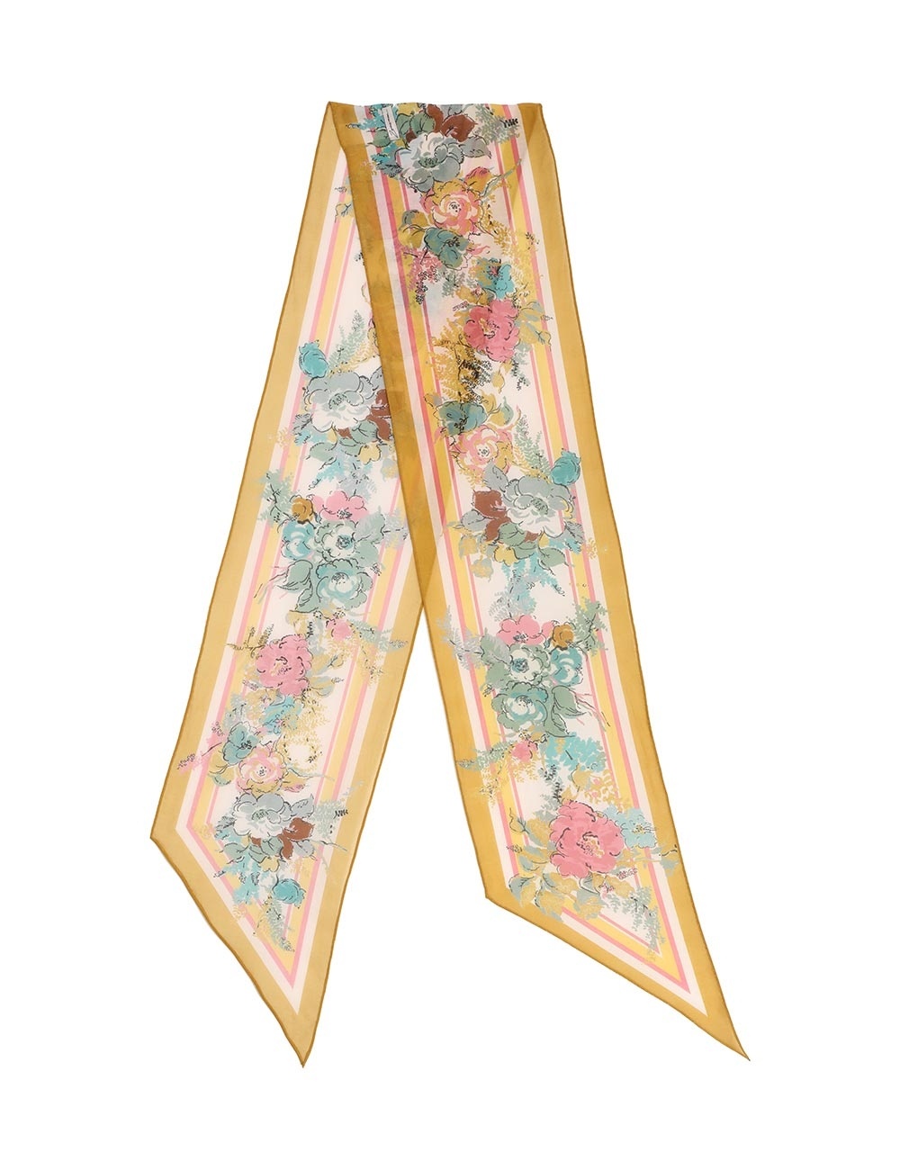 SILK COTTON NECK SCARF - 3