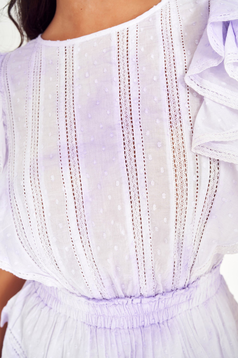 LoveShackFancy Natasha Heritage Mini Dress outlook