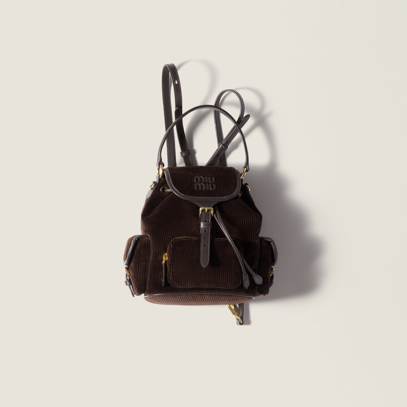 Corduroy backpack 1