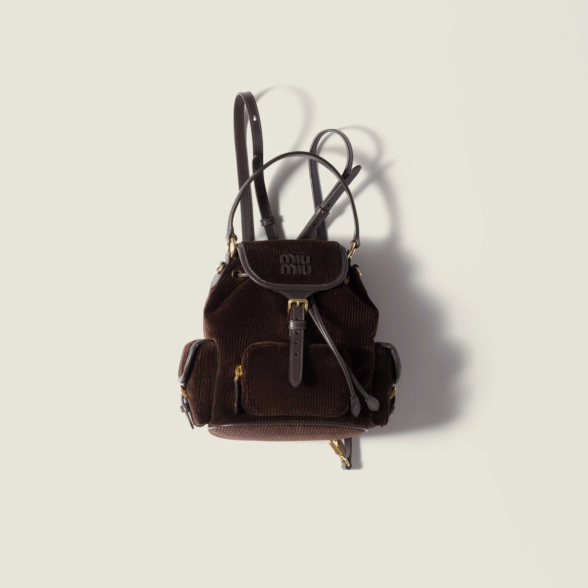 Corduroy backpack - 1
