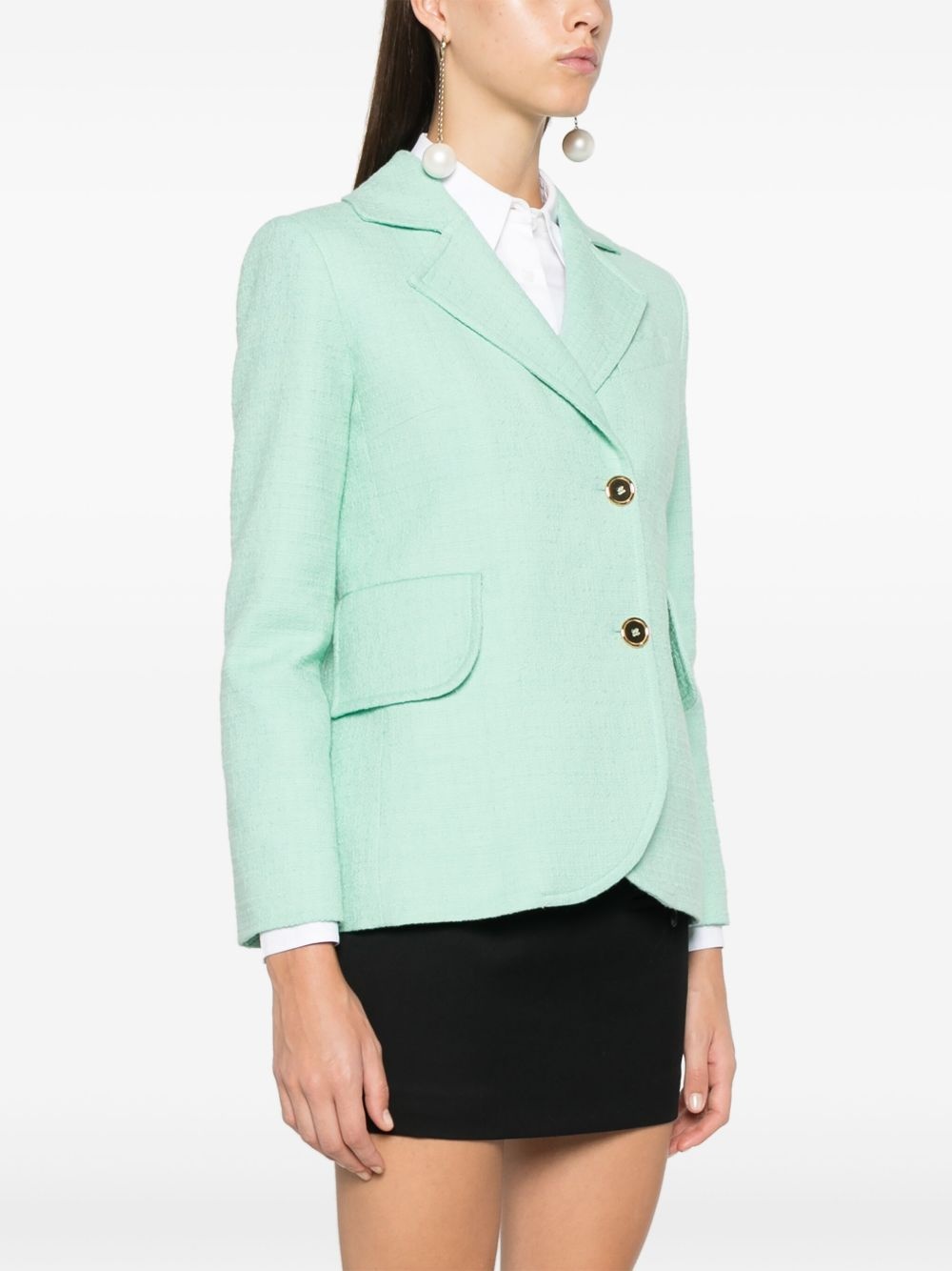 tweed blazer - 3