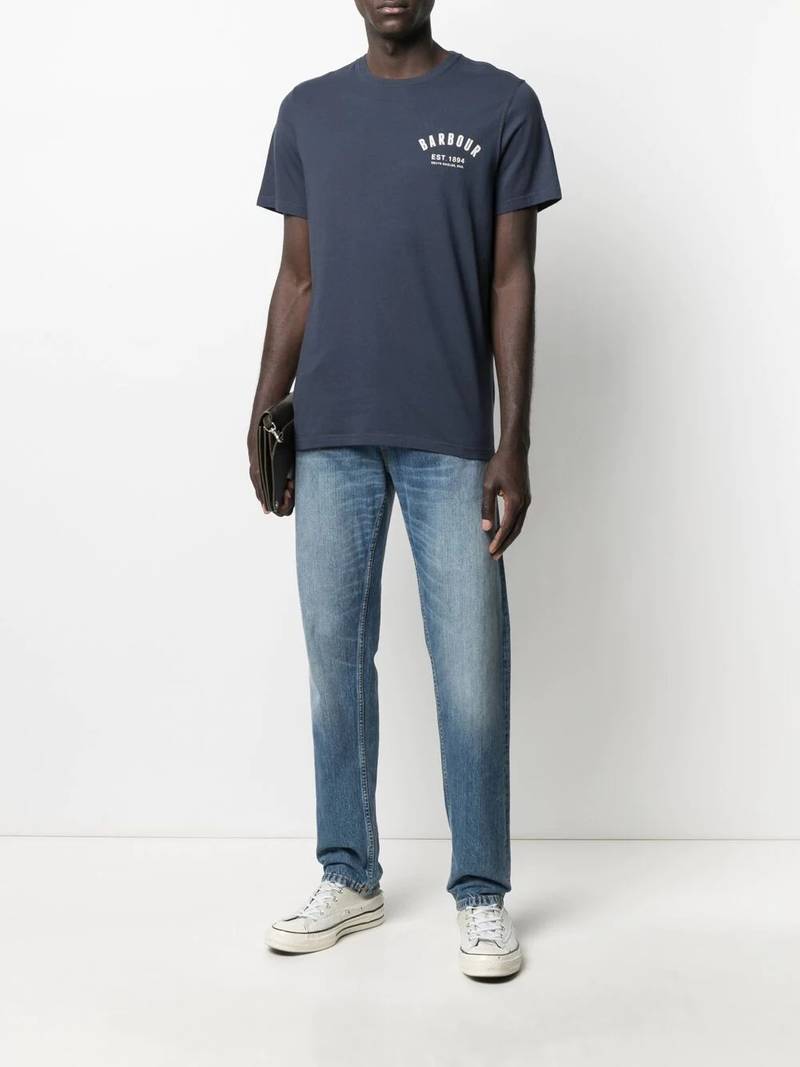 Barbour logo-print cotton T-shirt outlook