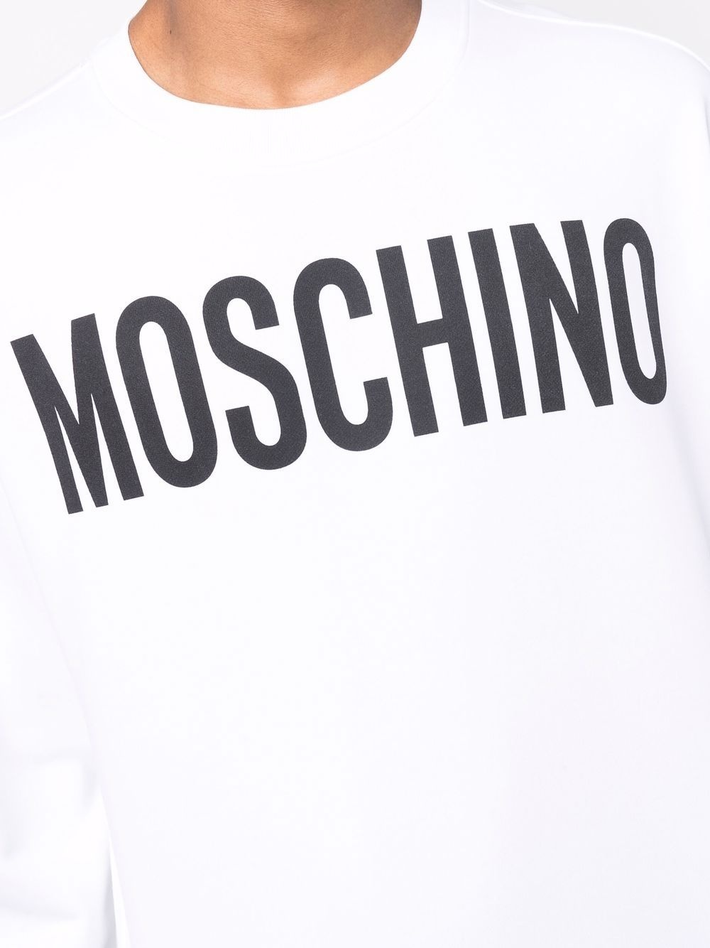 logo-print cotton sweatshirt - 5