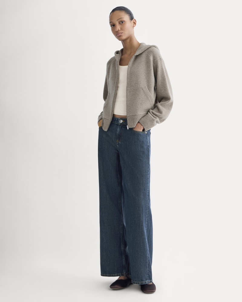 FULL-ZIP HOODIE IN WOOL CASHMERE 5