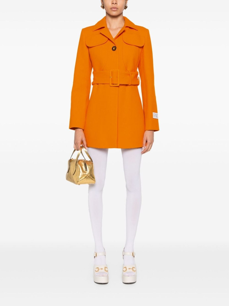 PATOU belted virgin wool blazer outlook