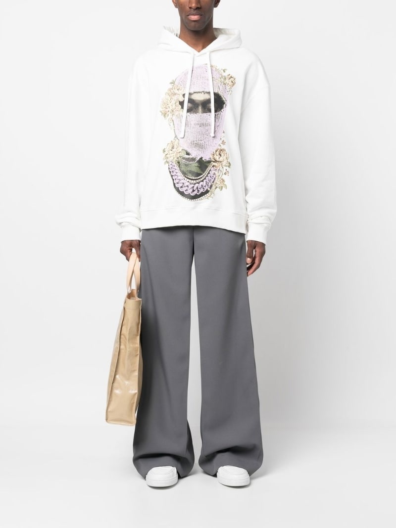 graphic-print long-sleeve hoodie - 2