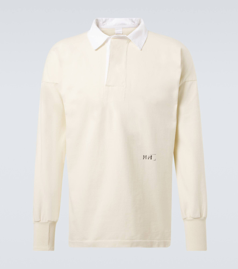 Logo cotton jersey polo shirt - 1