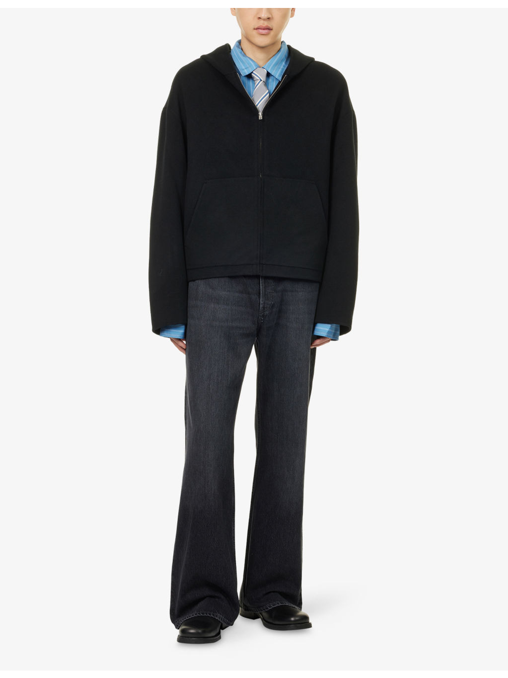 Hooded Relaxed-Fit Wool And Cashmere Jacket - 2