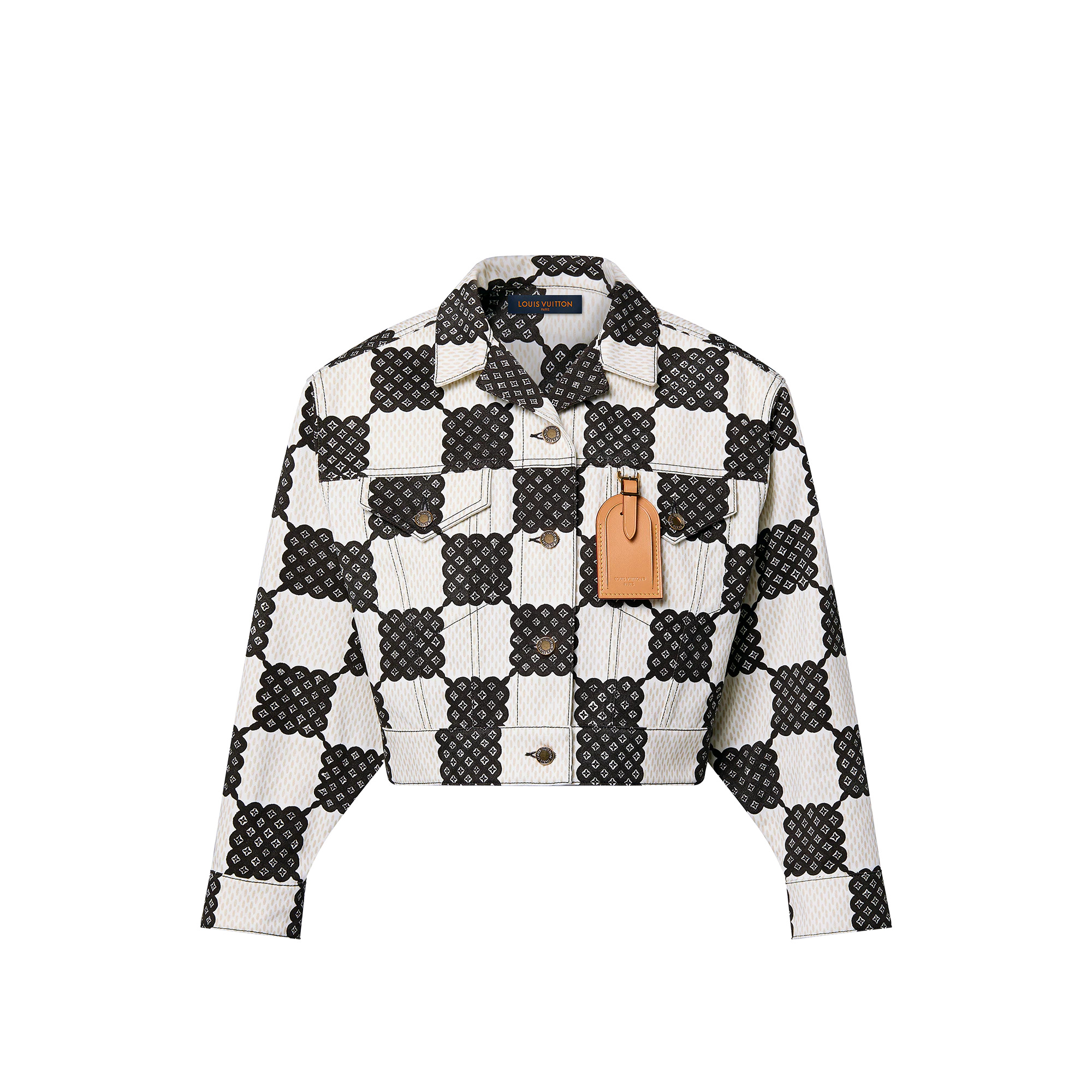 Bubble Damier Trucker Jacket - 1