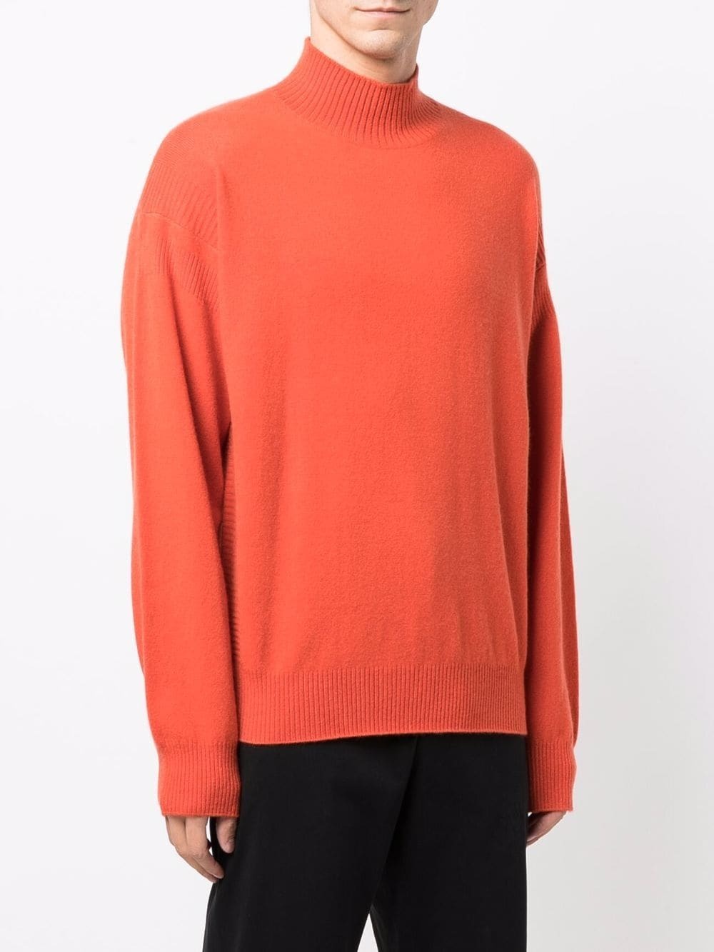 fine-knit high-neck jumper - 3