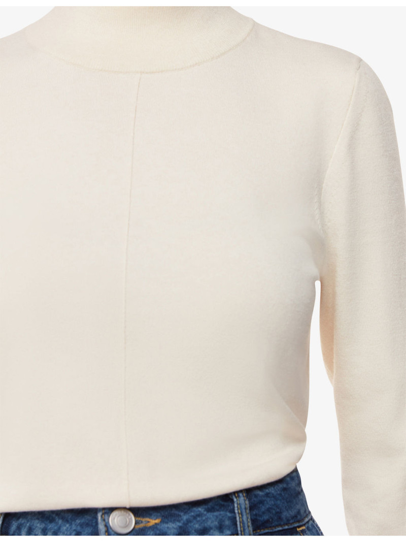 Mira Funnel-Neck Cotton-Blend Jumper 4