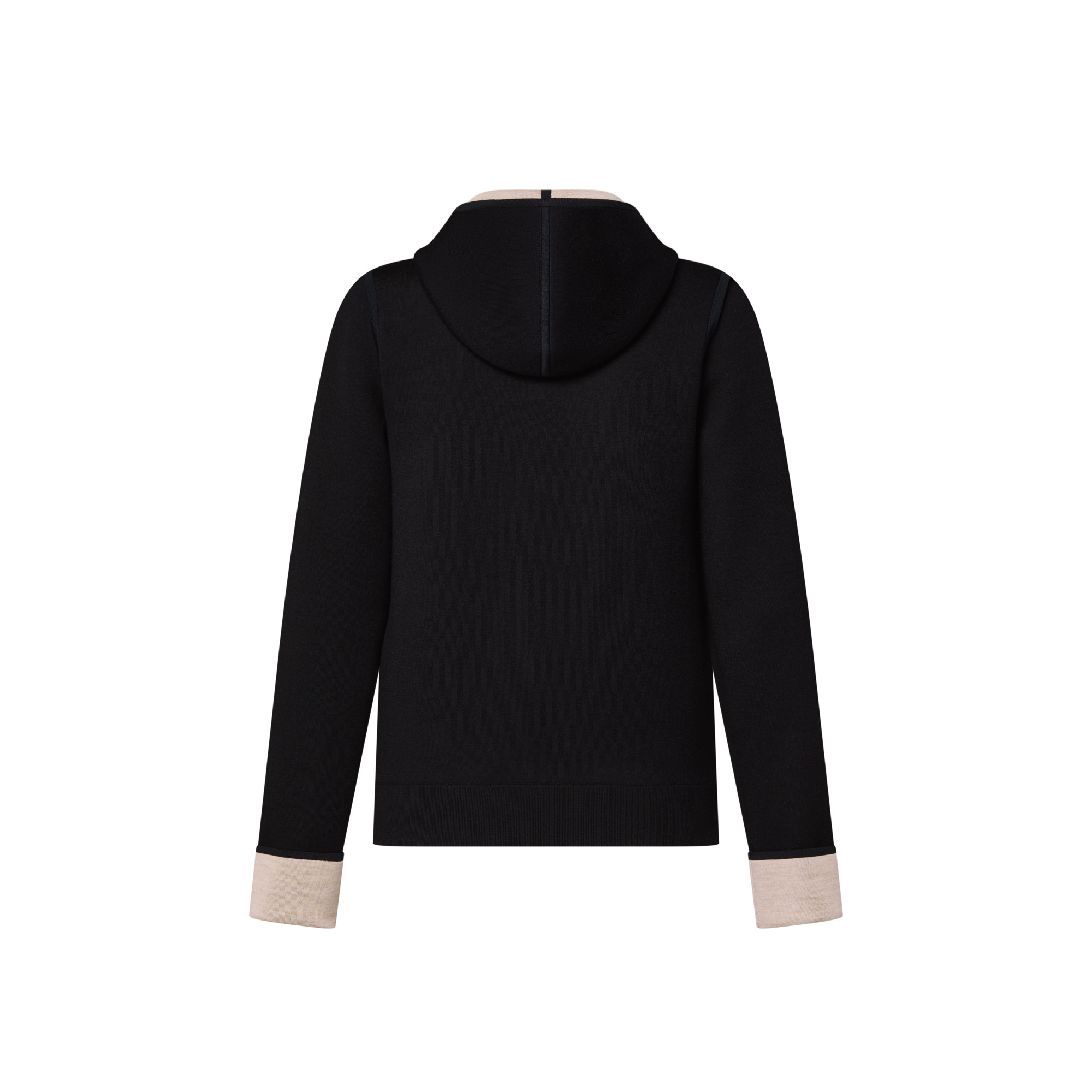 Monogram Accent Zip-Up Hoodie - 3