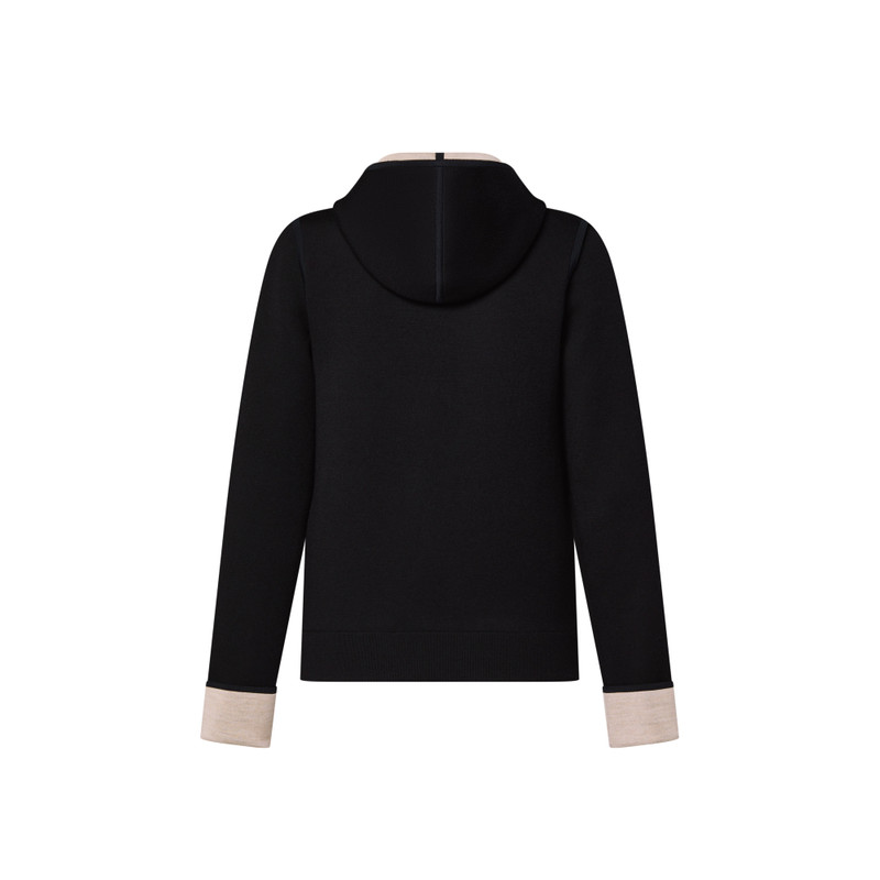 Monogram Accent Zip-Up Hoodie 3