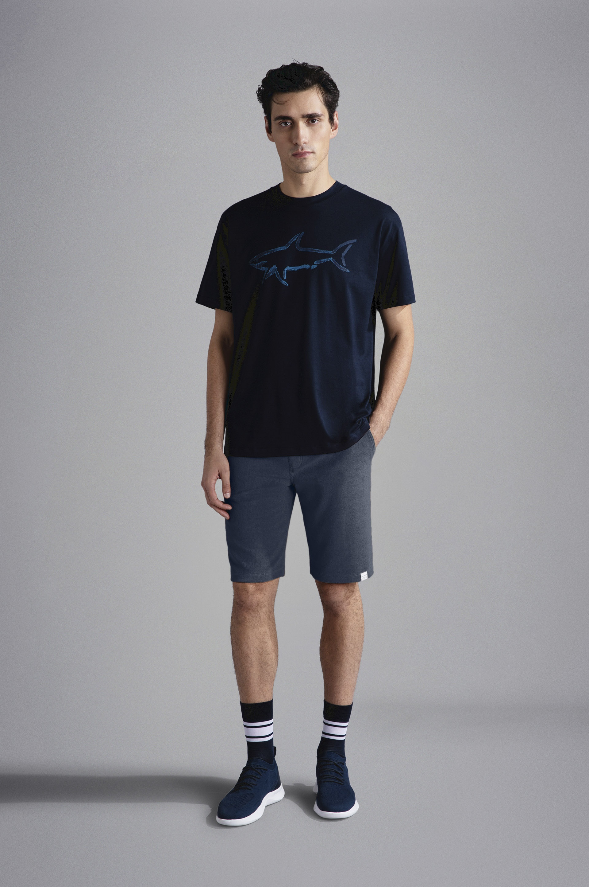TERRY COTTON BERMUDA SHORTS - 2