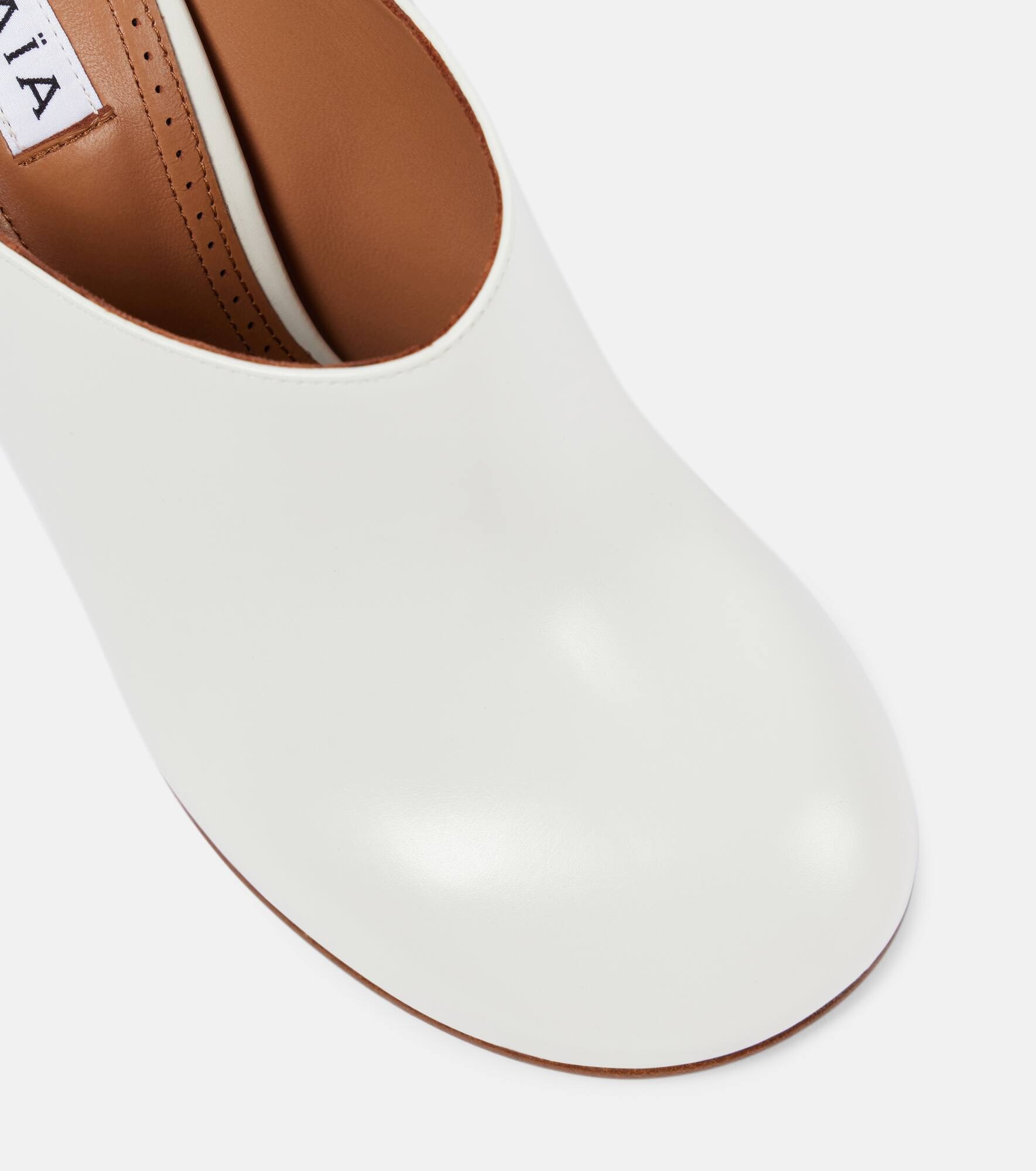Babylone leather mules - 6