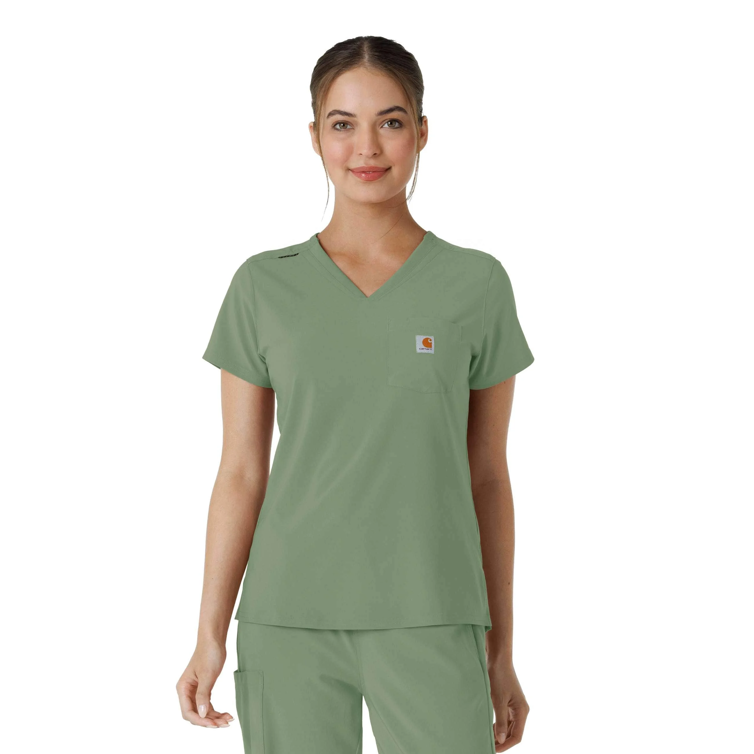 Women's Force Cross-Flex Tuck-In Scrub Top - 1