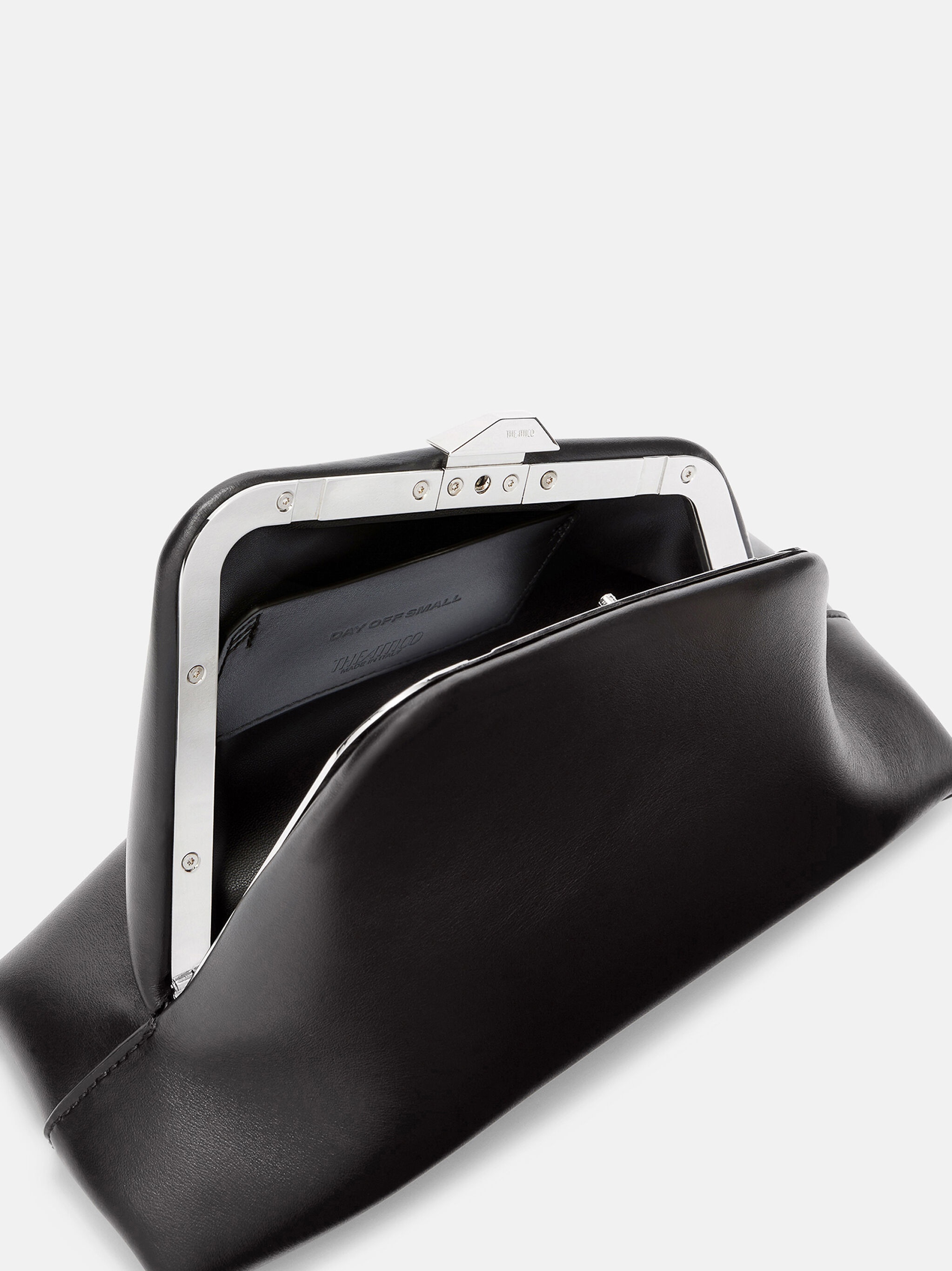''DAY OFF  SMALL'' BLACK CLUTCH - 4
