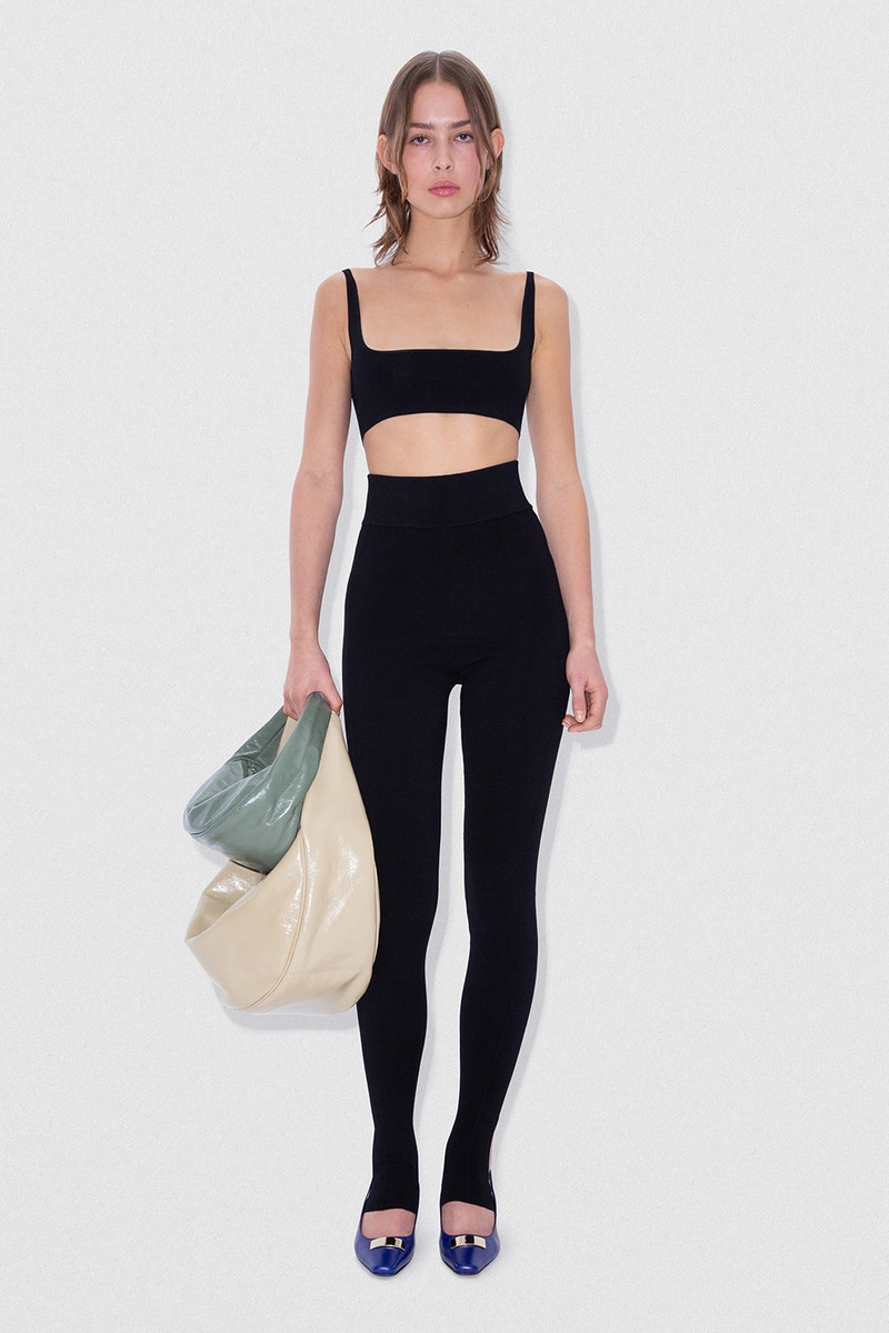 BY FAR BRANKA BRALETTE BLACK MARTINICA VISCOSE outlook