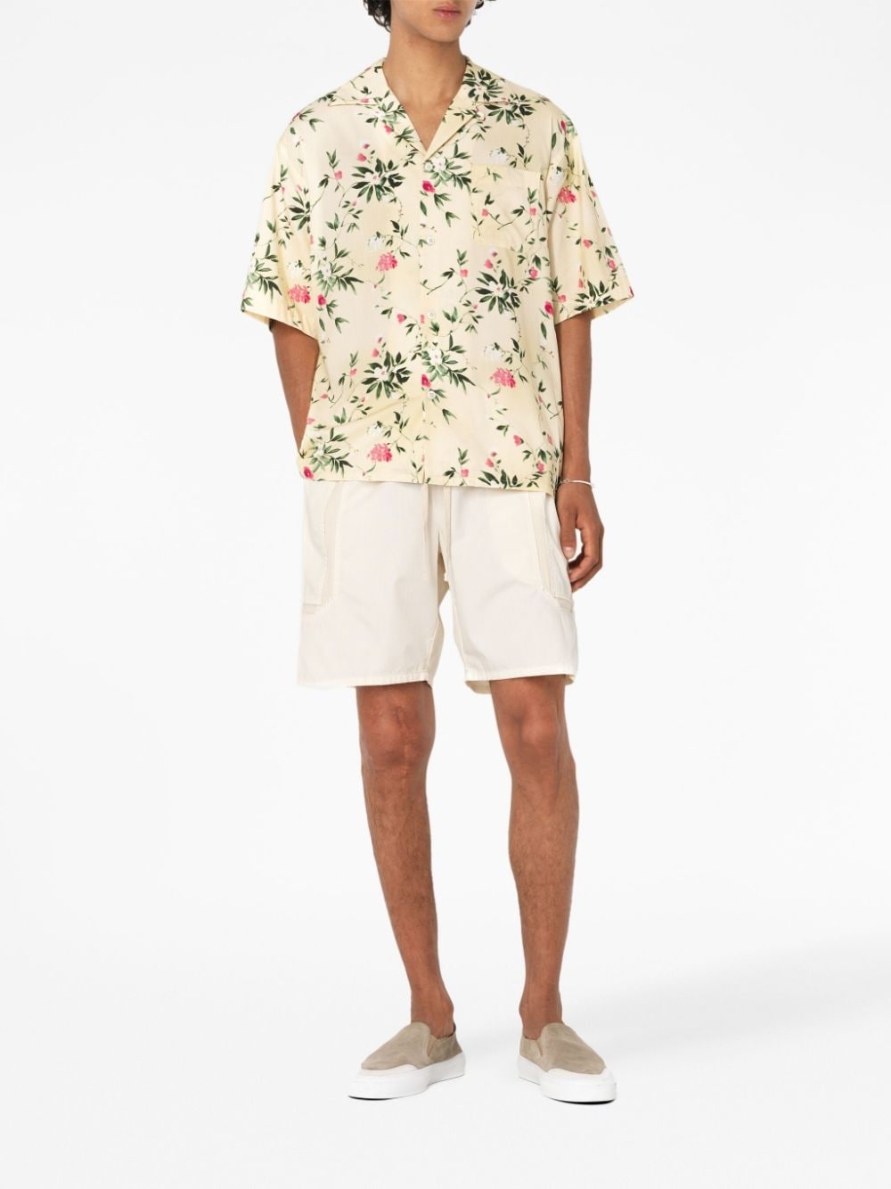 floral-print short-sleeve shirt - 2