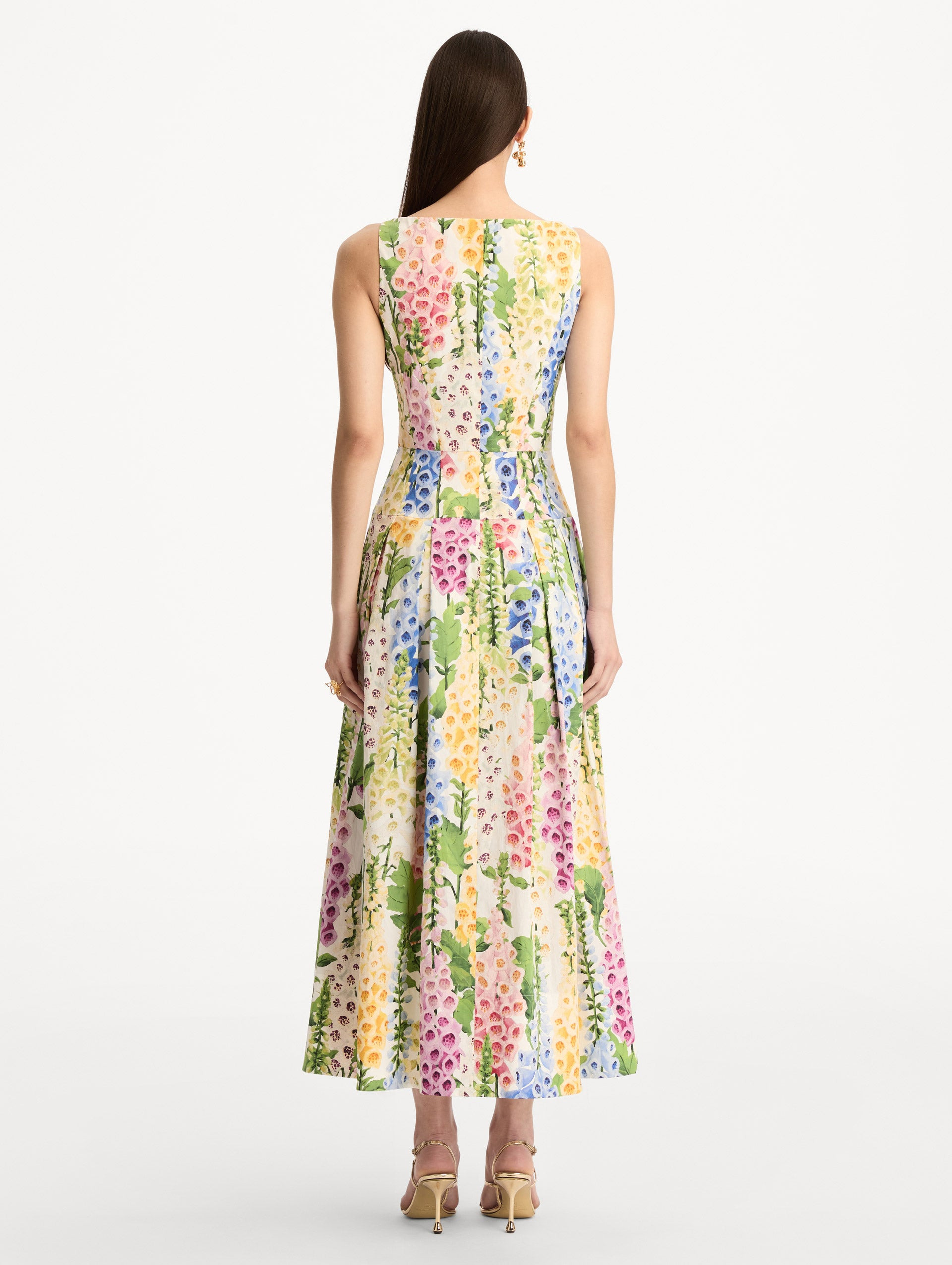 FOXGLOVE COTTON POPLIN DRESS - 3