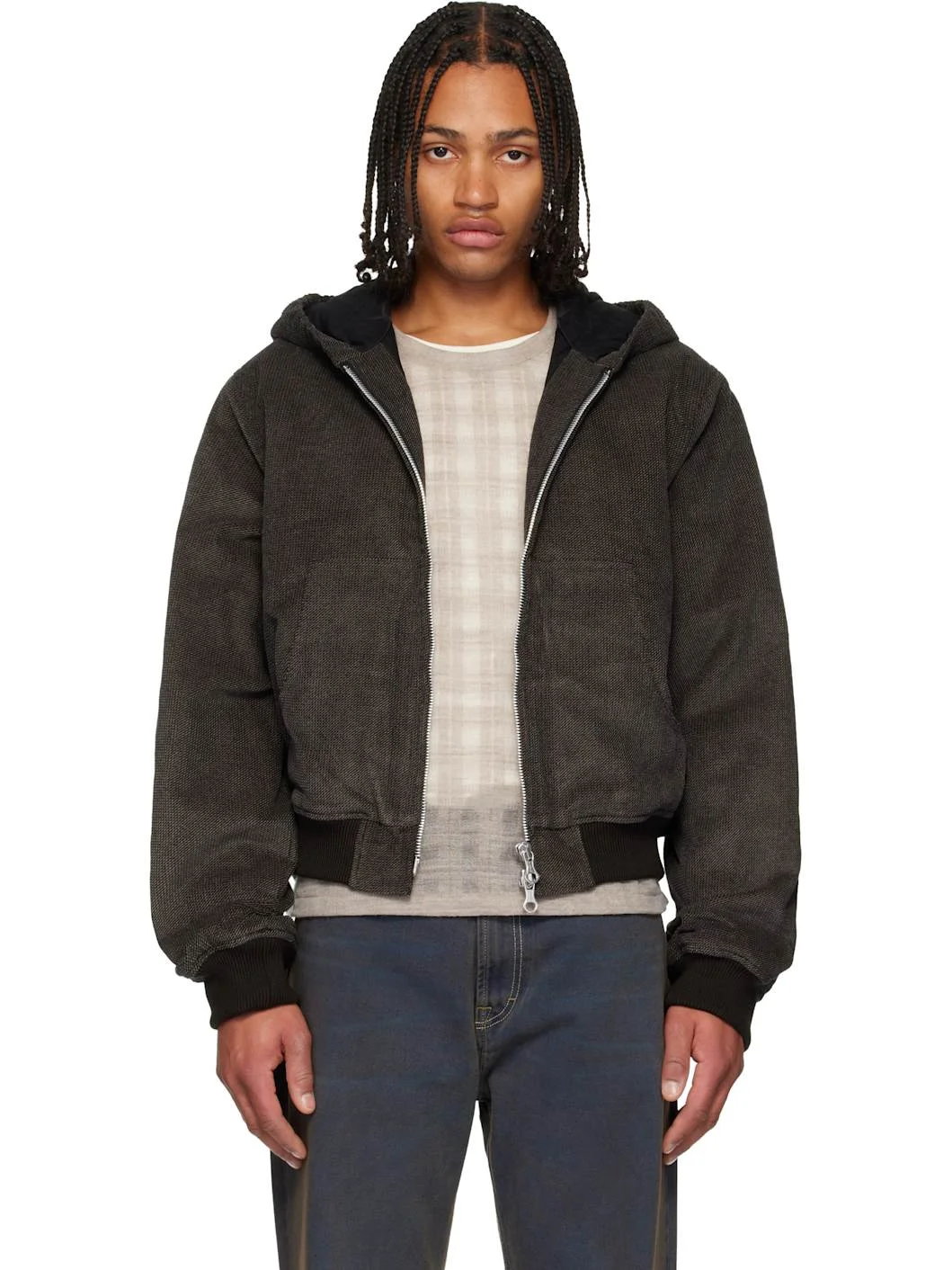 Brown Bank Jacket - 1