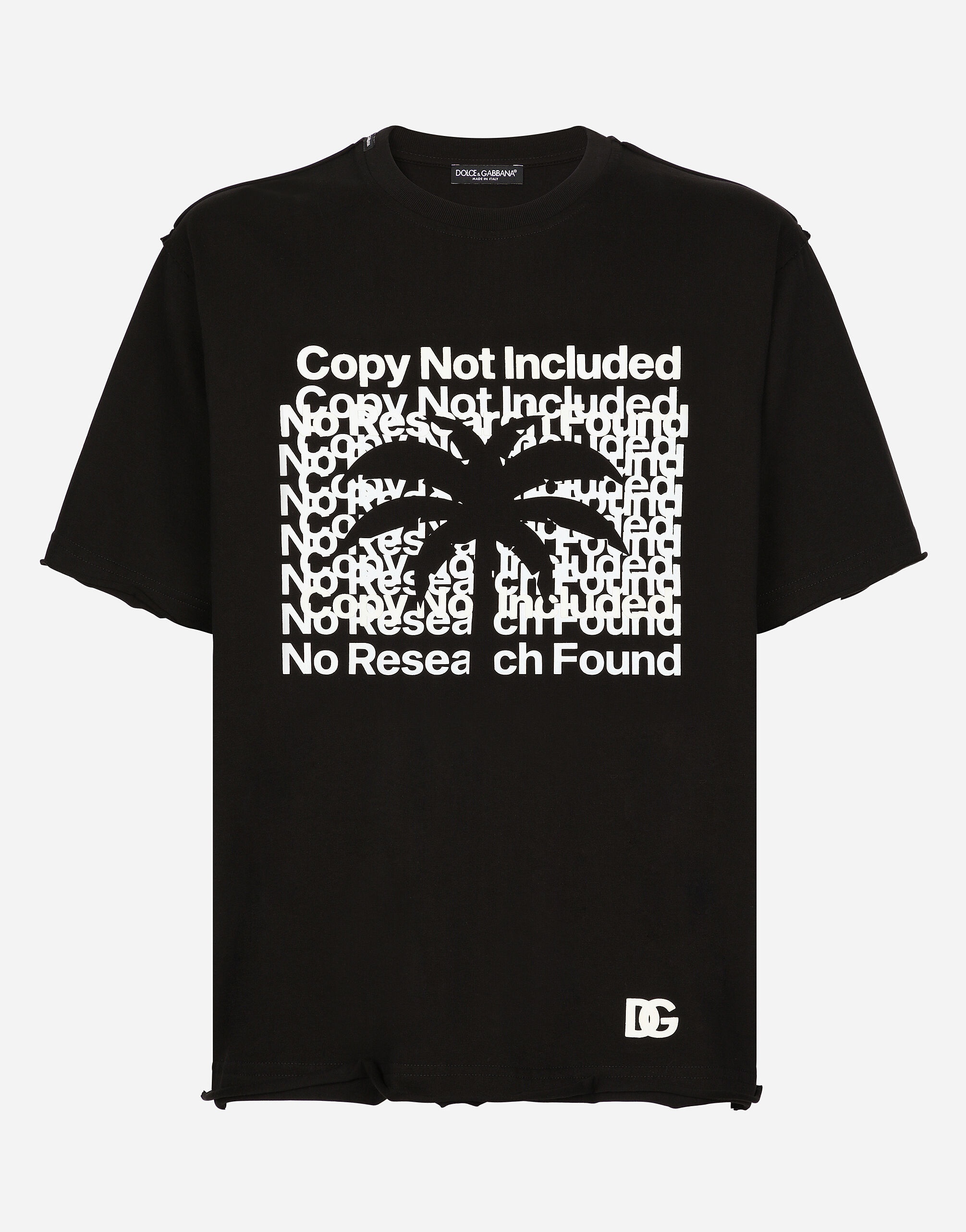 Short-sleeved banana-tree-print T-shirt - 1