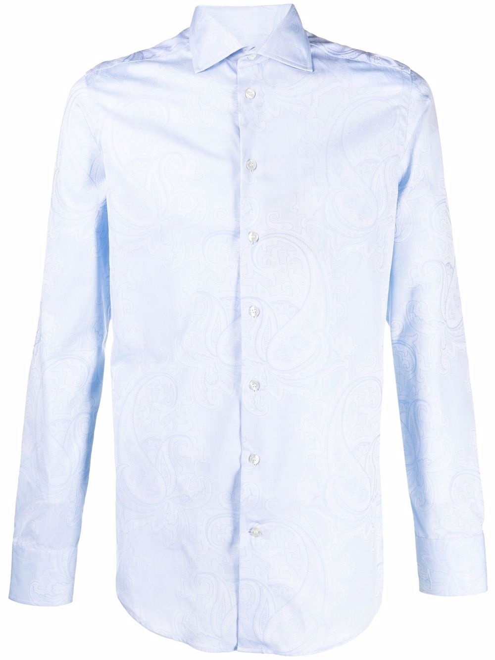 paisley-print poplin shirt - 1