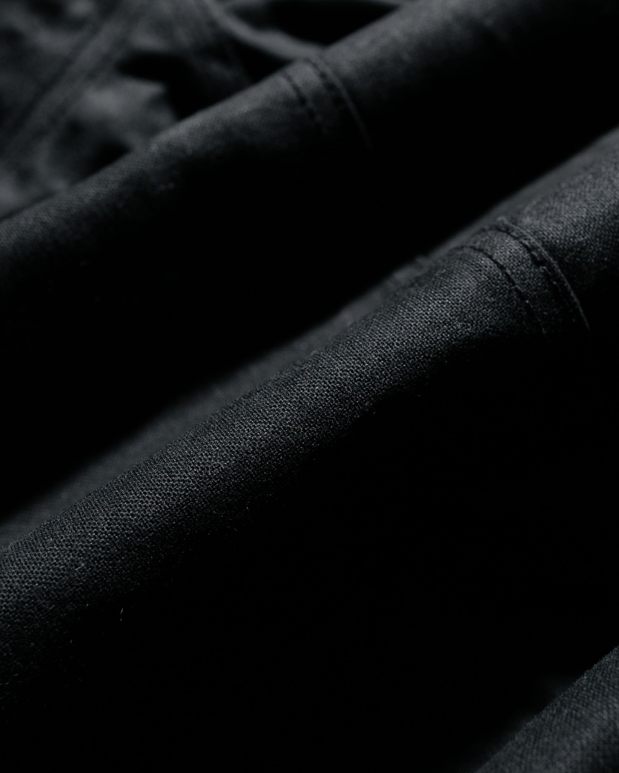 Stüssy Work Jacket Waxed Cotton Black - 6