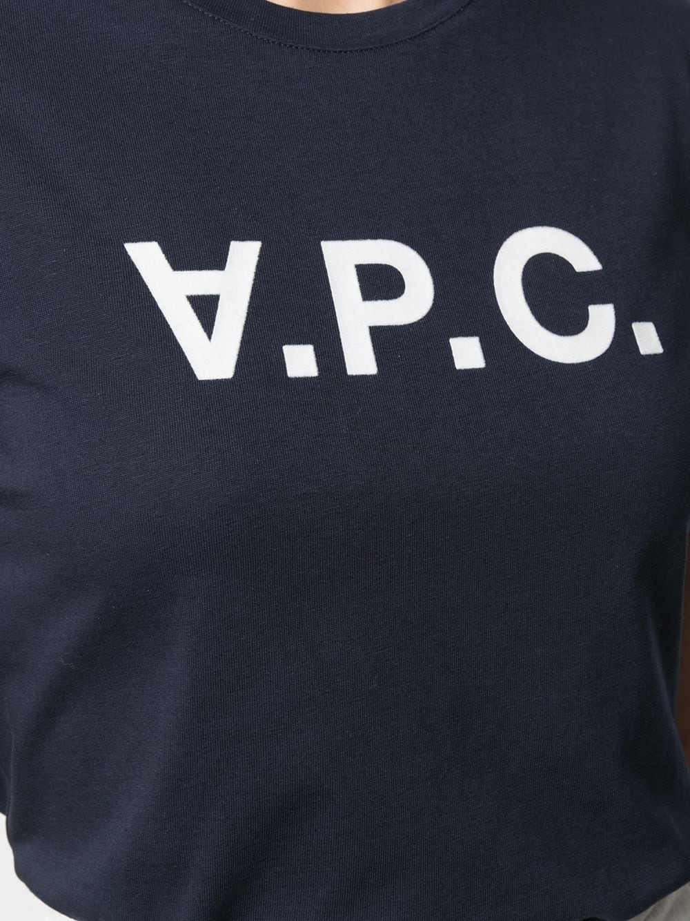 logo-print cotton t-shirt - 5