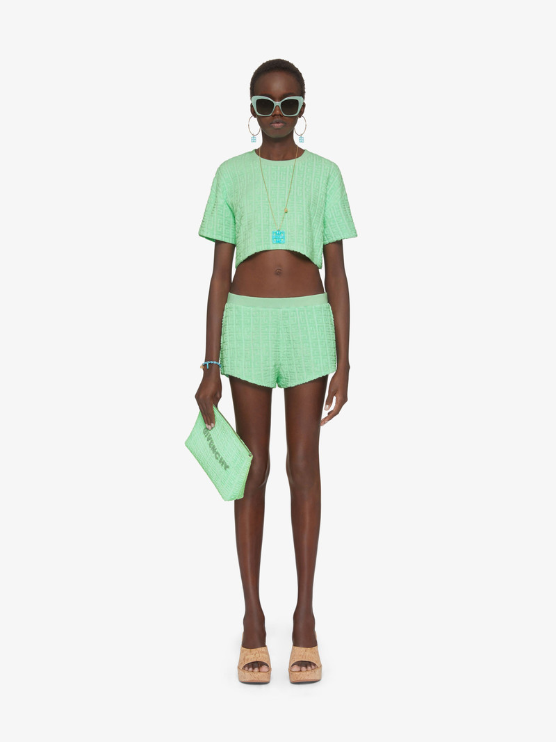Givenchy SHORTS IN 4G COTTON TOWELLING outlook