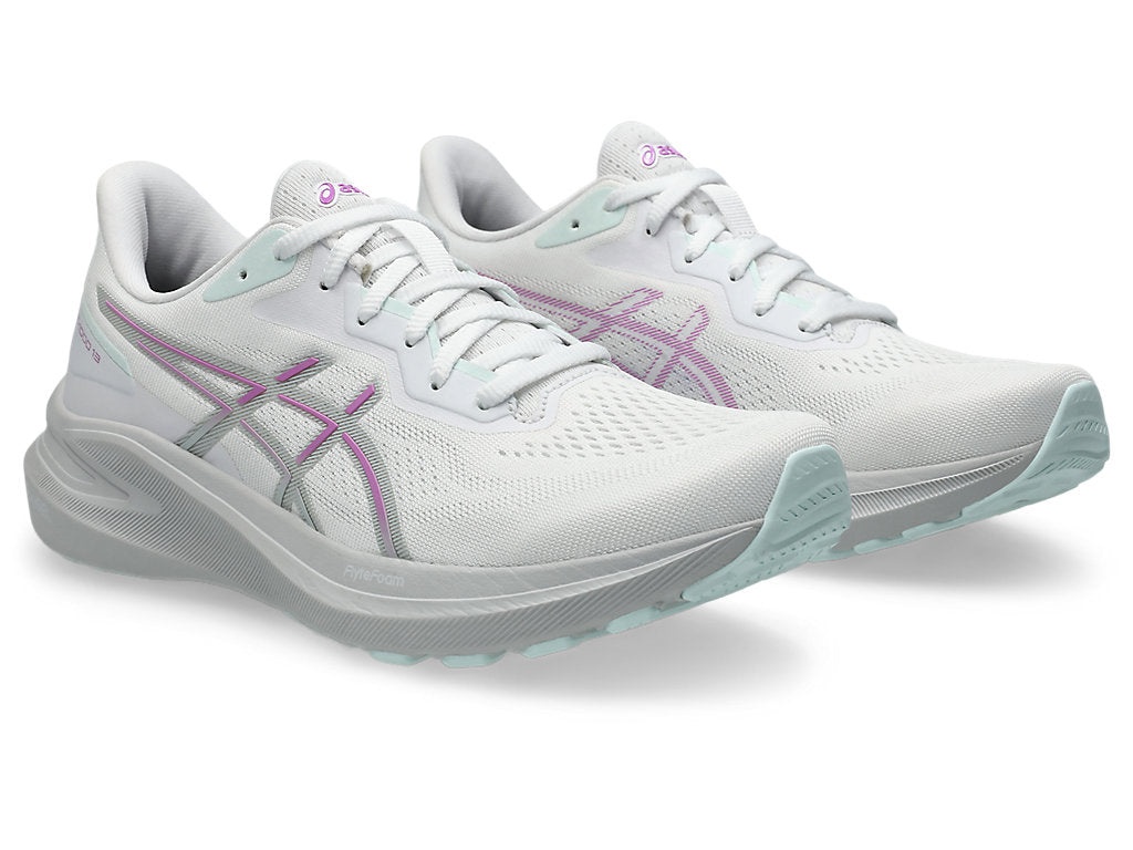 (WMNS) ASICS GT-1000 13 Sneakers 'White Lavender Glow' 1012B663-100 - 3