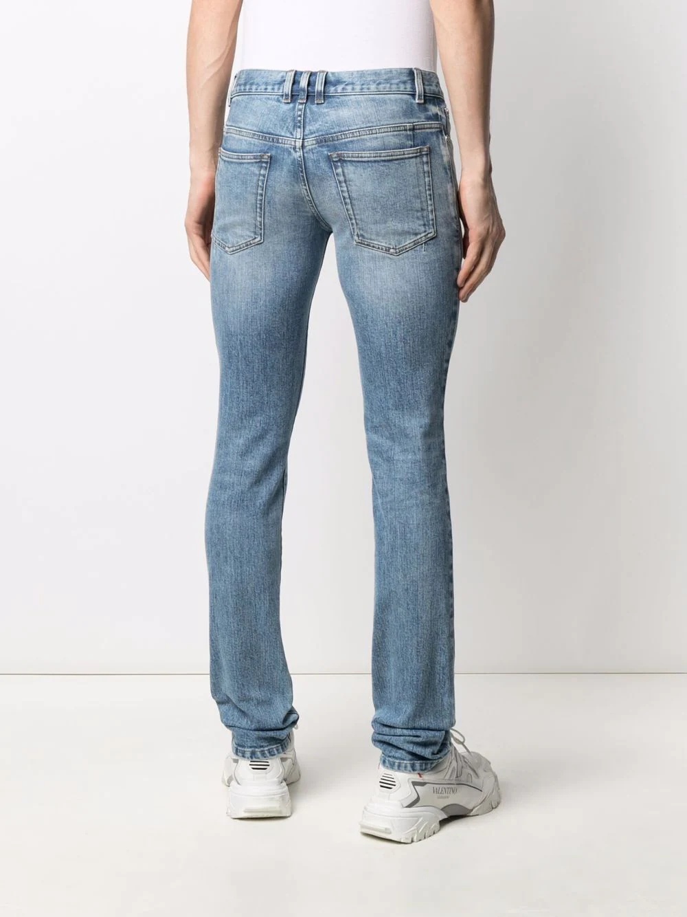 mid-rise straigh-leg jeans - 4