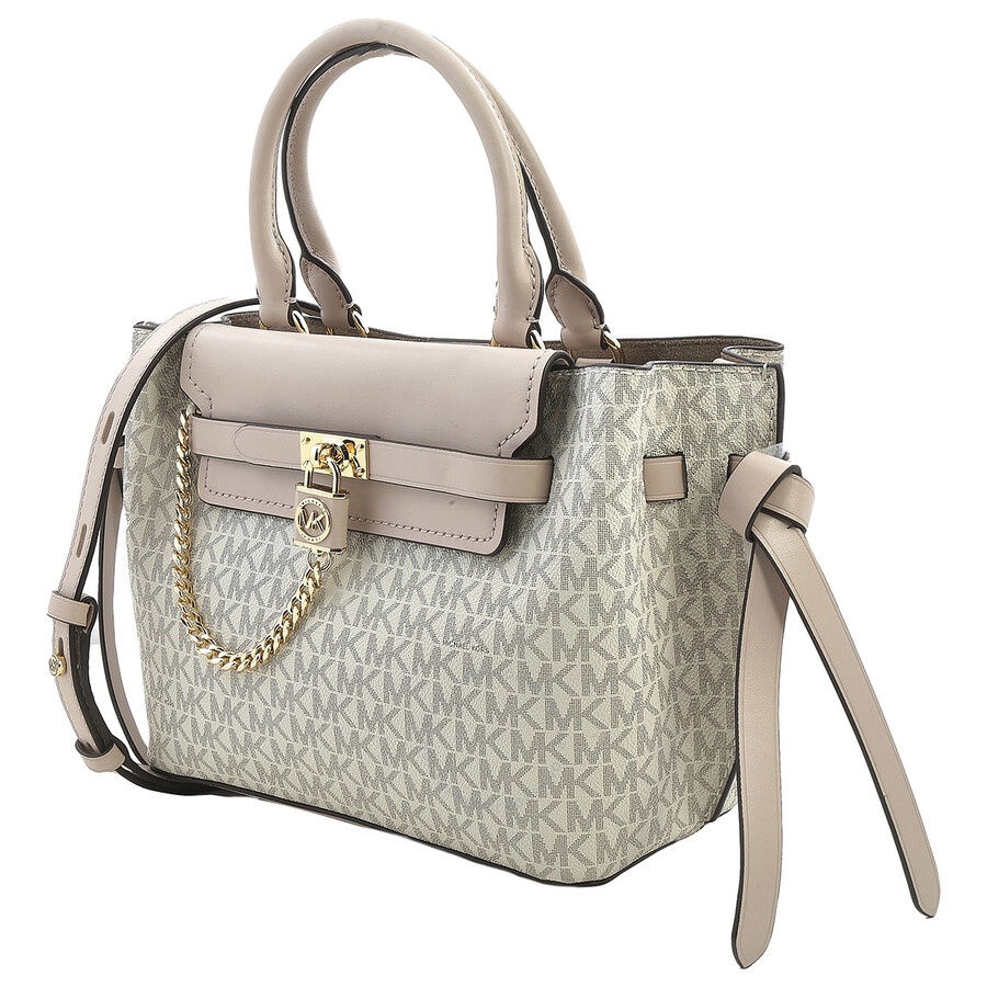 Michael Kors - Michael Kors Signature Logo Small Hamilton Legacy Belted Satchel - 3