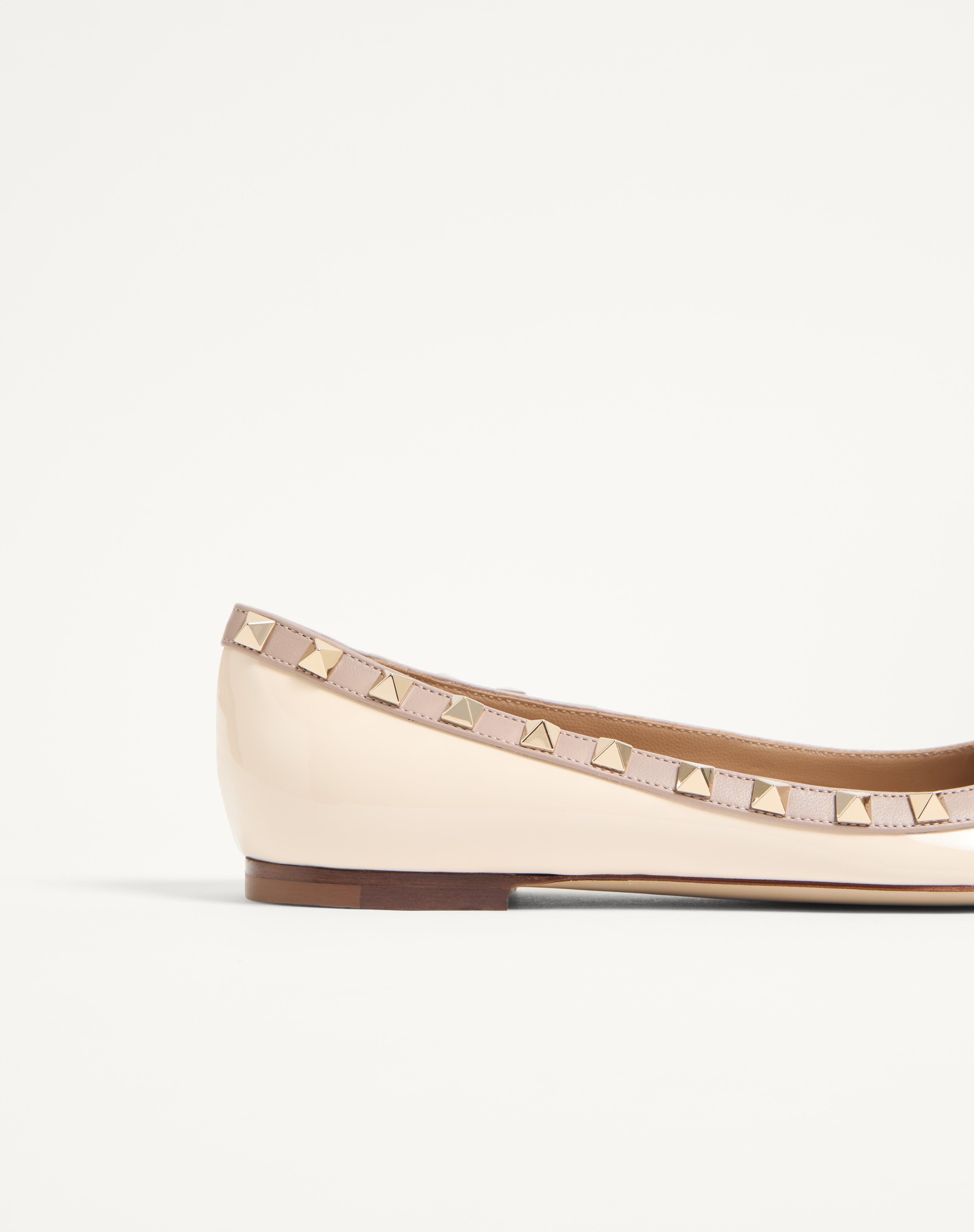 PATENT ROCKSTUD BALLET FLAT - 7