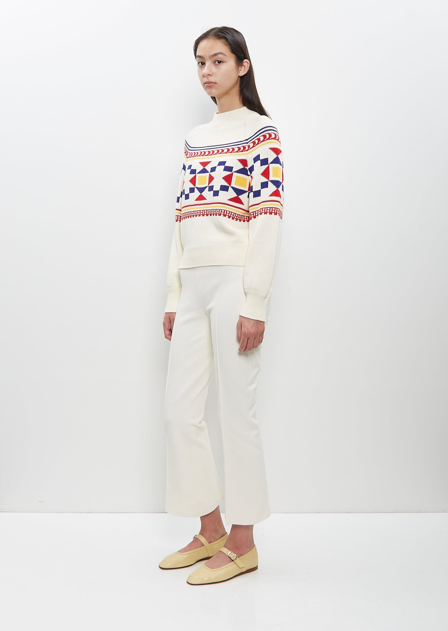 Cotton Lara Fairisle Crewneck - 5