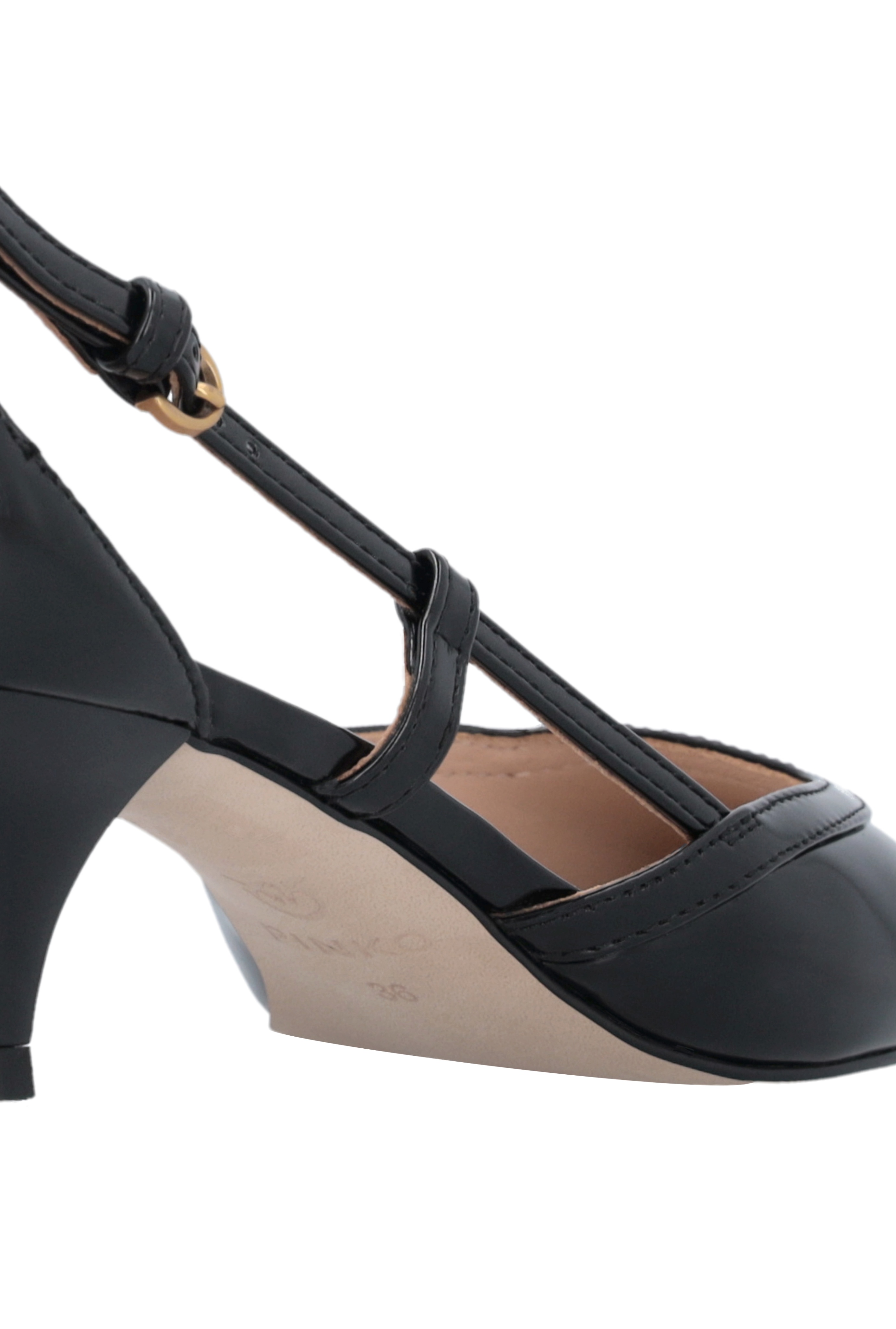 BRUSHED LEATHER PUMPS - 6