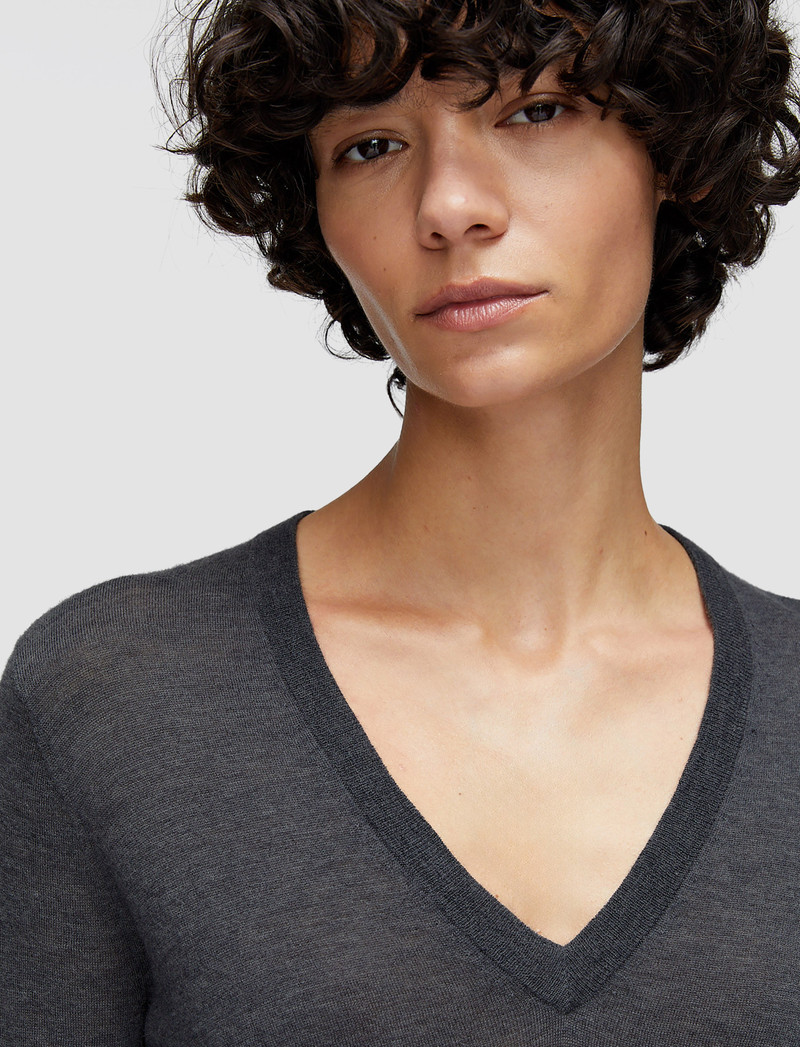 Cashair V Neck Jumper 5