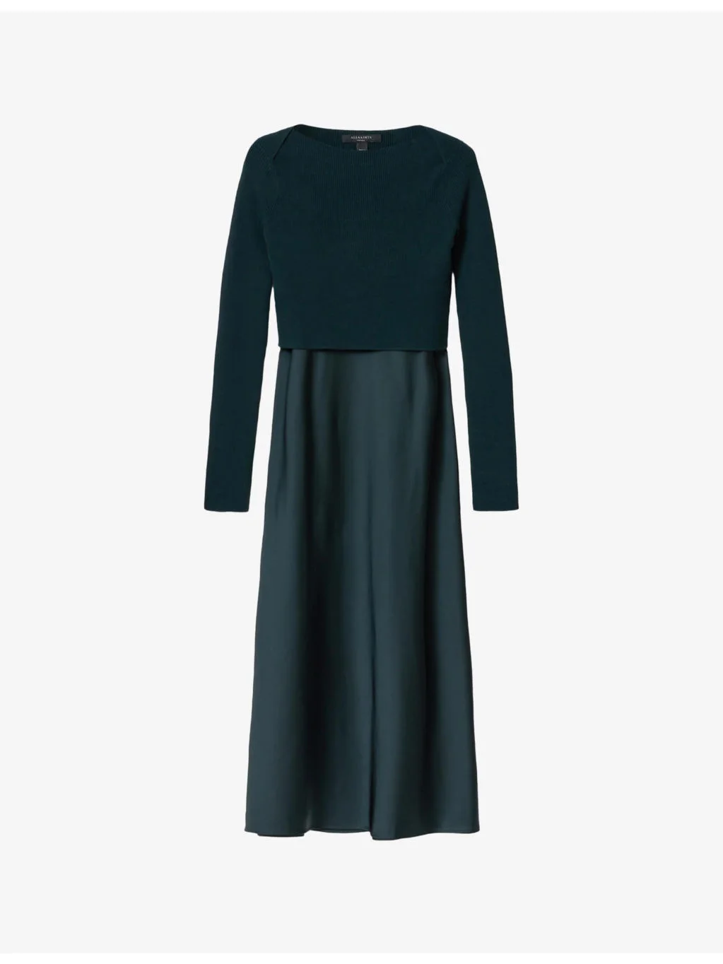 Hera Two-In-One Woven Midi Dress - 1