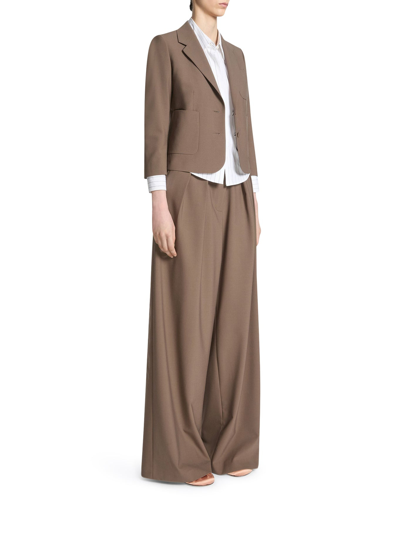 WIDE PLEATED TROUSERS - 4