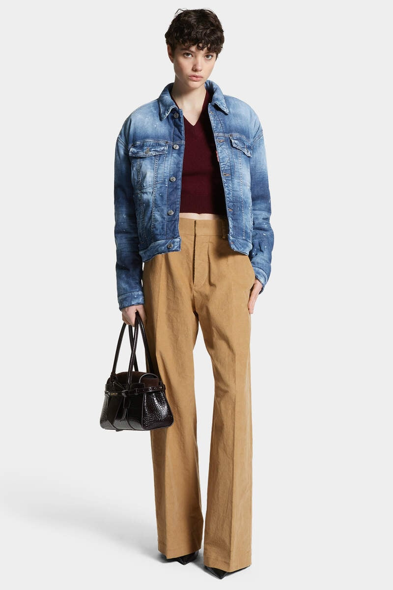 LIGHT PADDED DENIM JEAN JACKET - 6