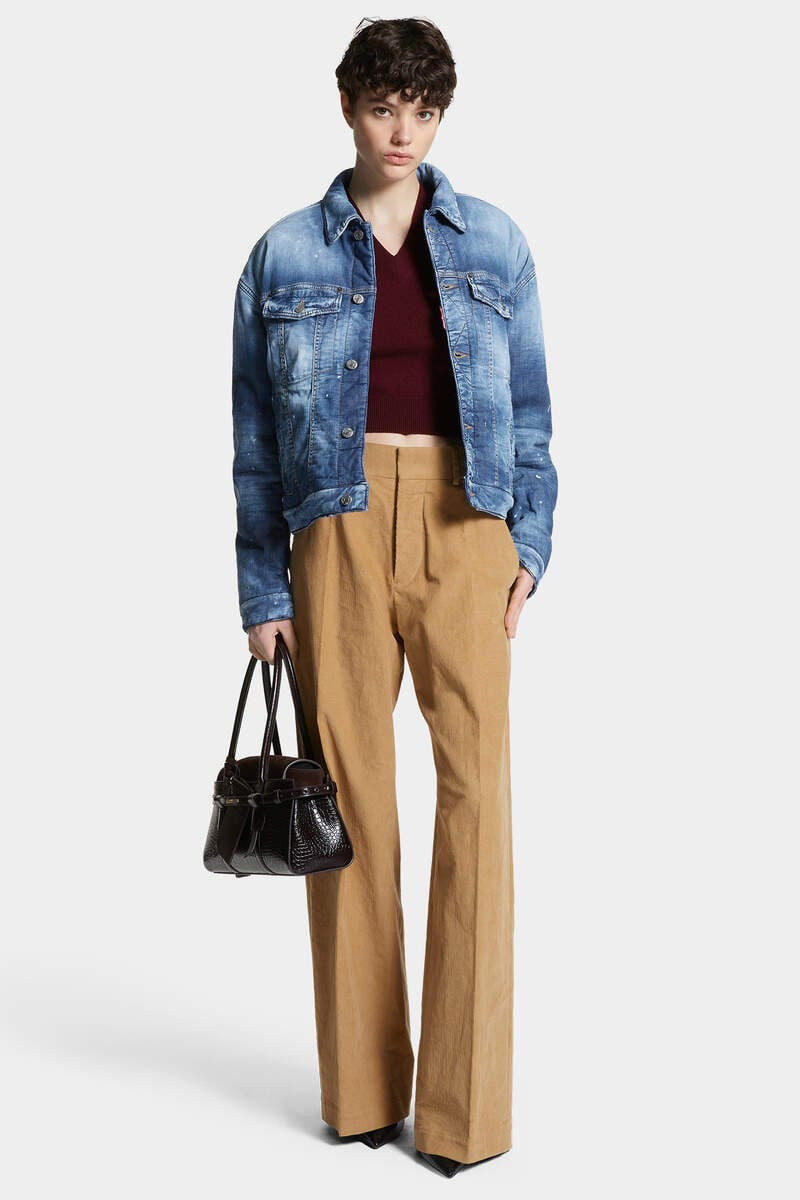 LIGHT PADDED DENIM JEAN JACKET 6