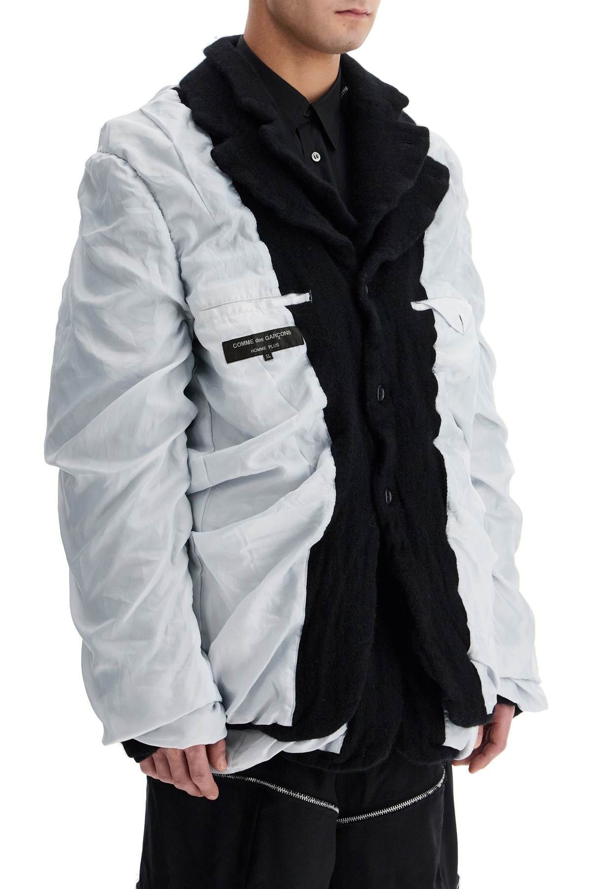 LAYERED JACKET WITH INSIDE OUT EFFECT - 3