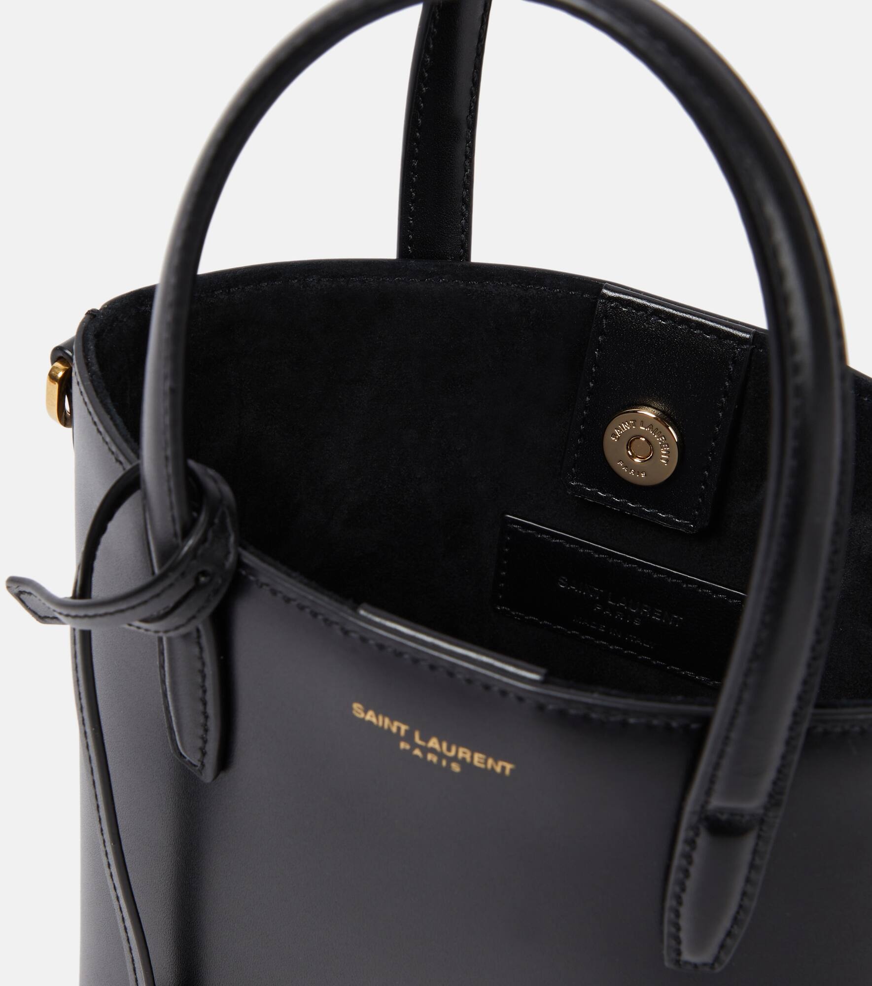 Shopping Mini leather tote bag - 3