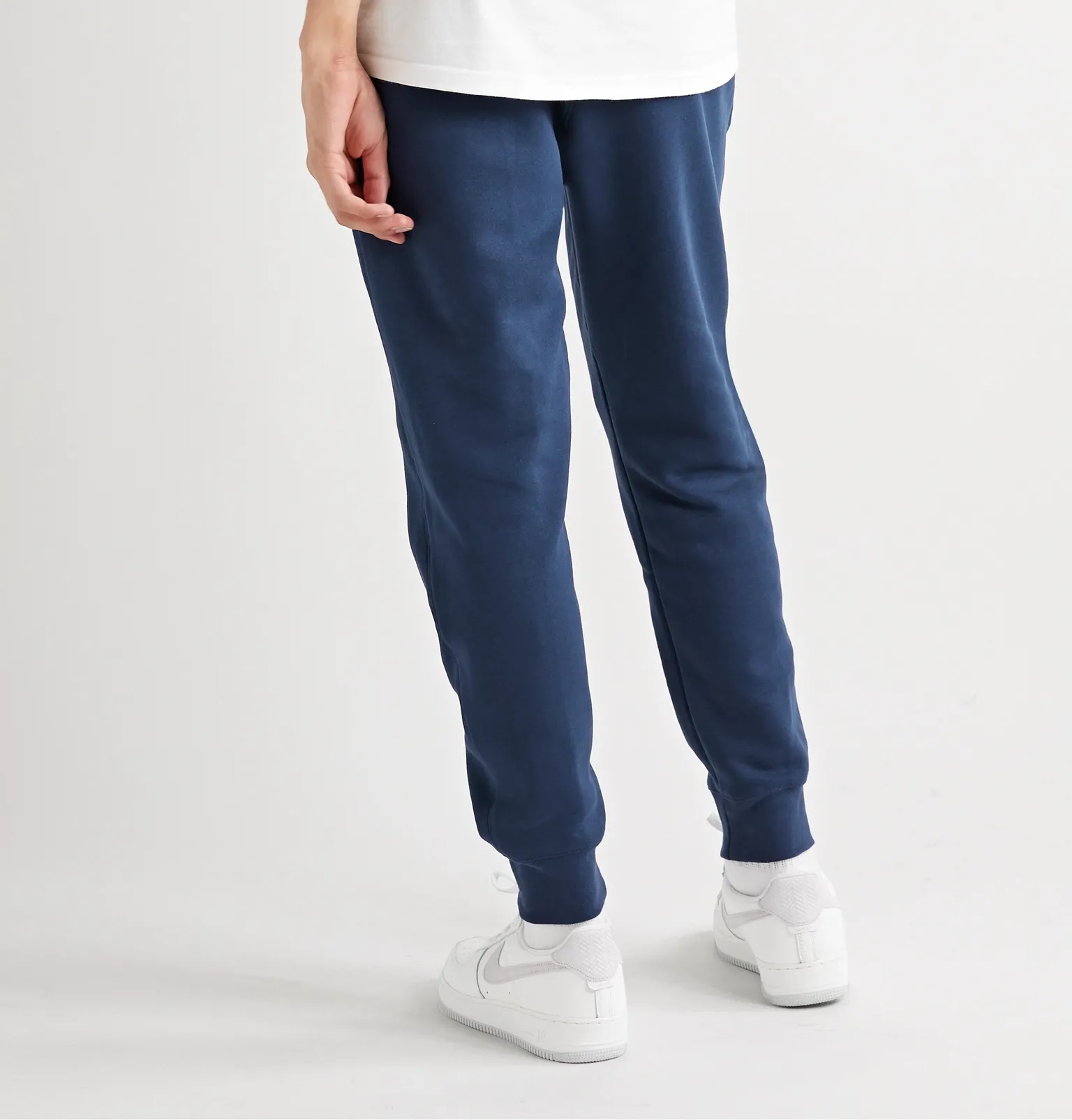 Sportswear Club Tapered Fleece-Back Cotton-Blend Jersey Sweatpants - 4