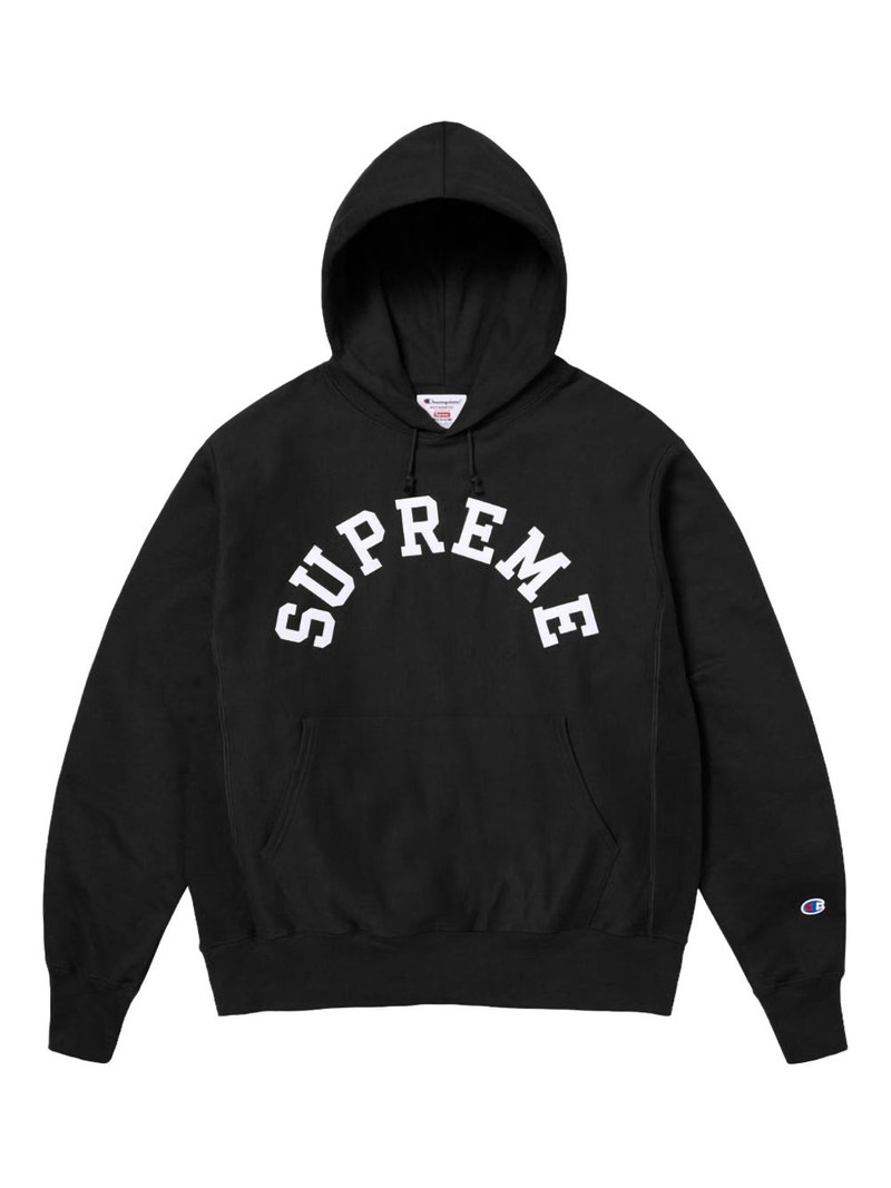 x Champion® "SS 25 - Black" hoodie - 1